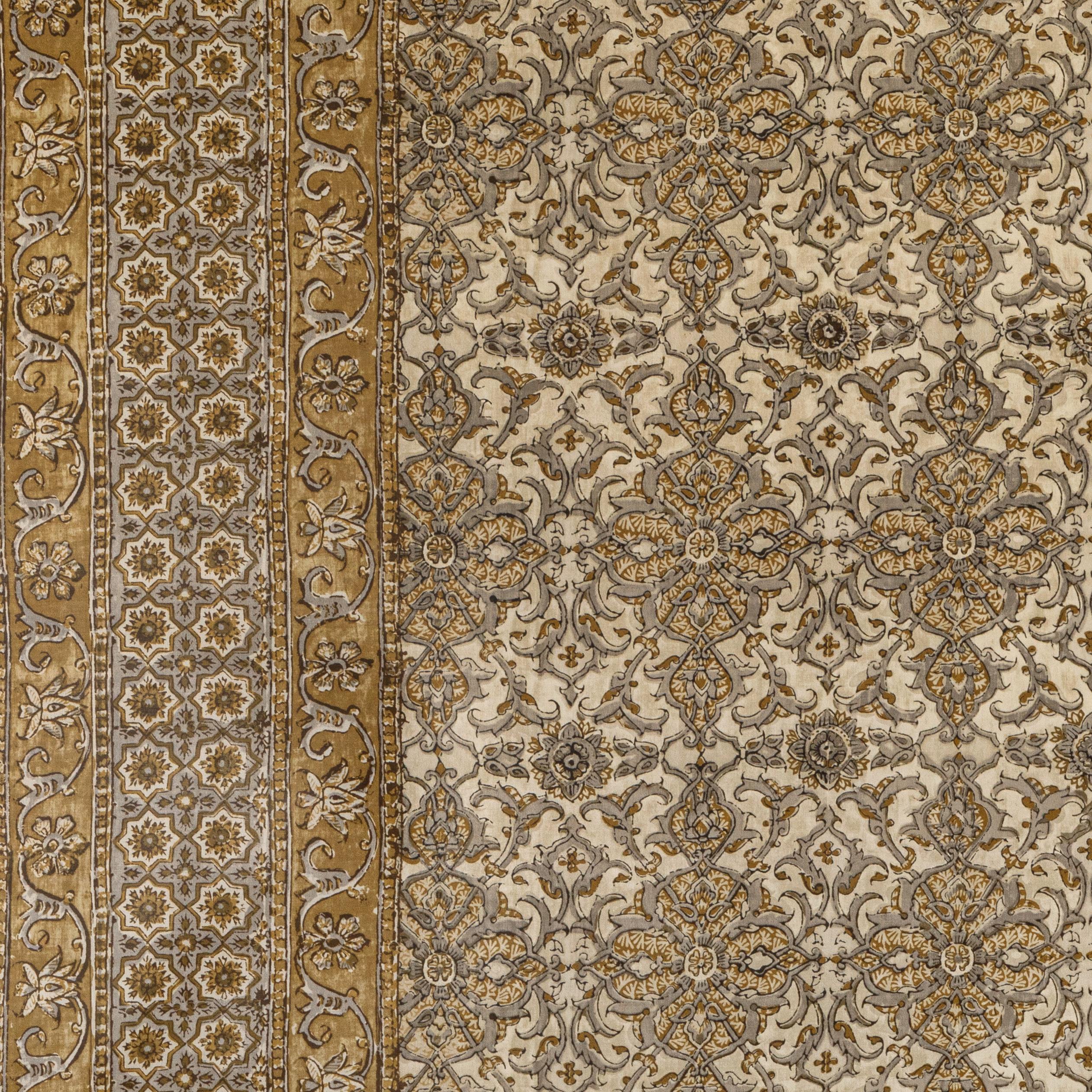 Lee Jofa Palmer Print Gold Fabric - Image 2