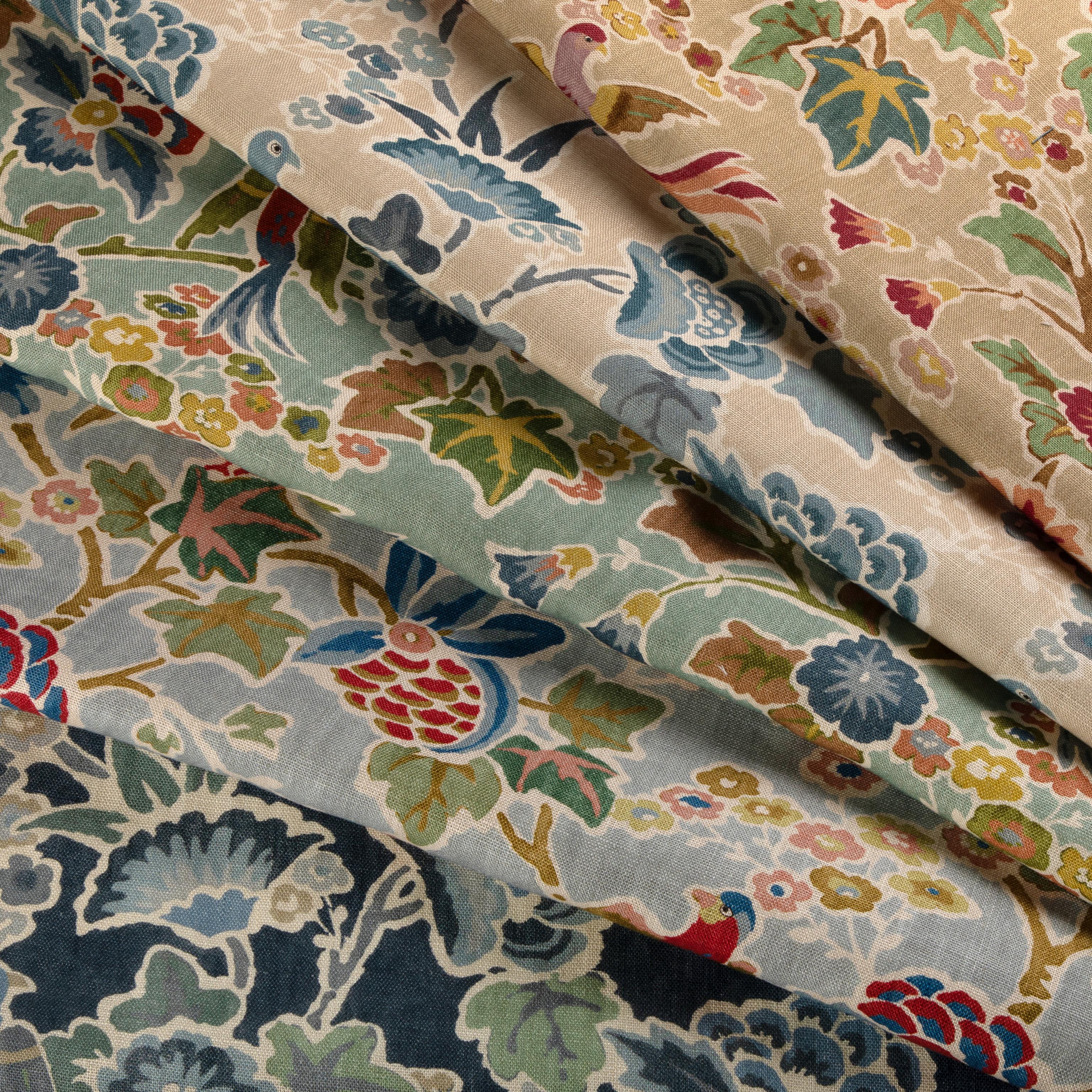 Lee Jofa Posy Print Sand/Sky Fabric - Image 5