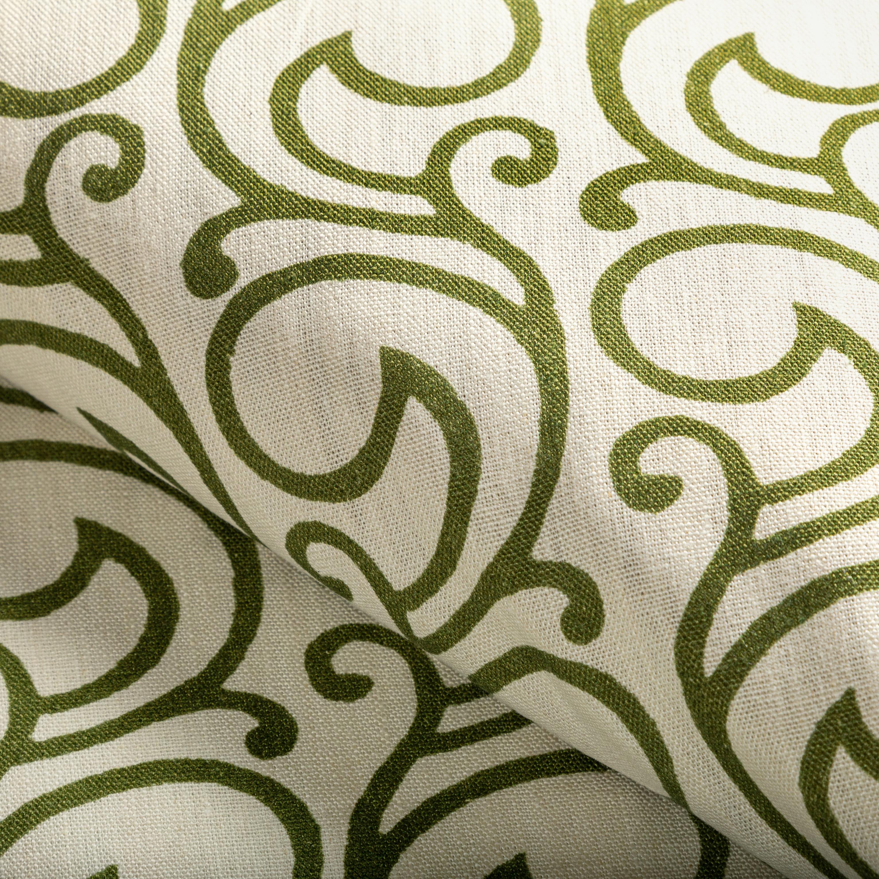 Lee Jofa Serendipity Scroll Ivy Fabric - Image 4