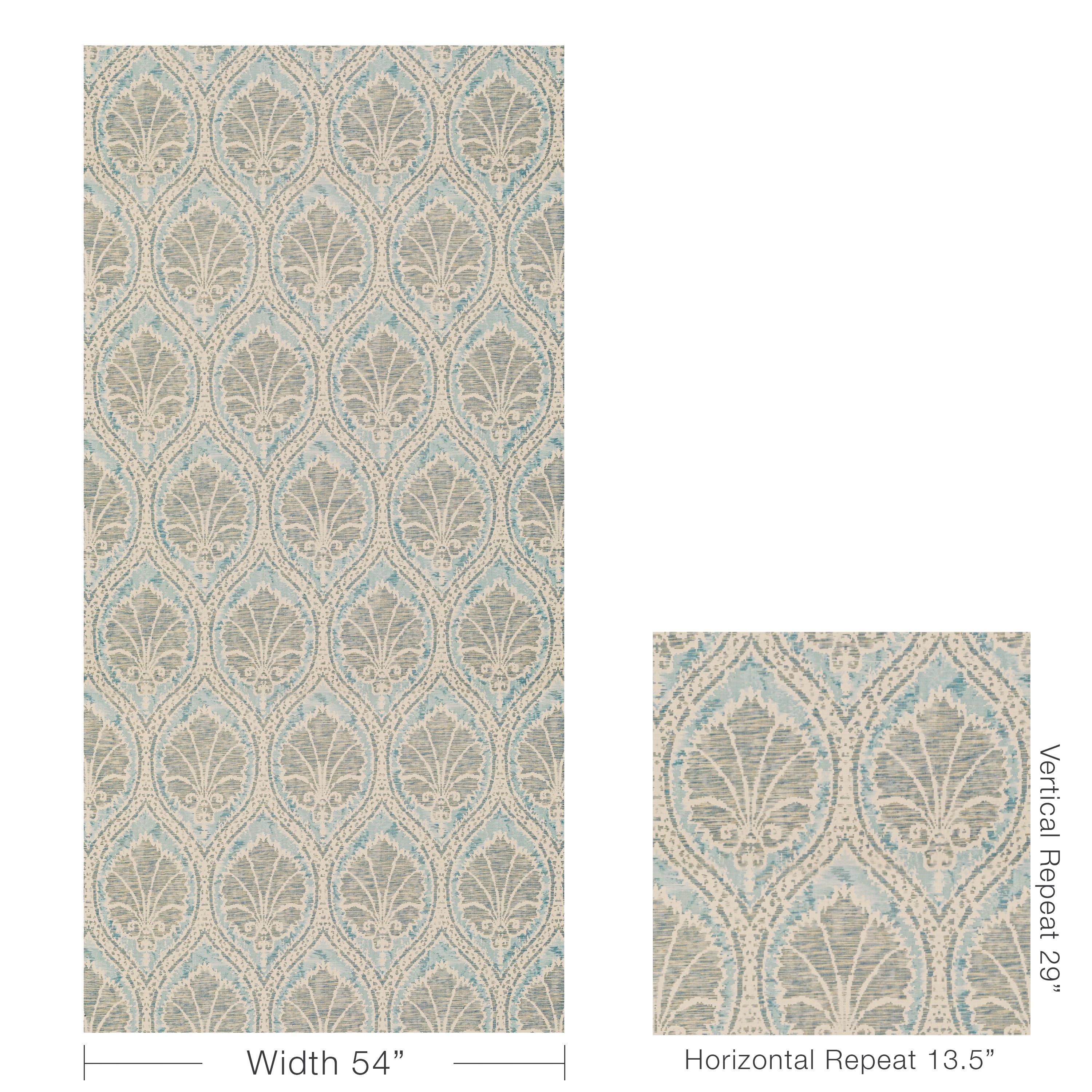 Lee Jofa Seville Weave Sky/Aqua Upholstery Fabric - Image 5