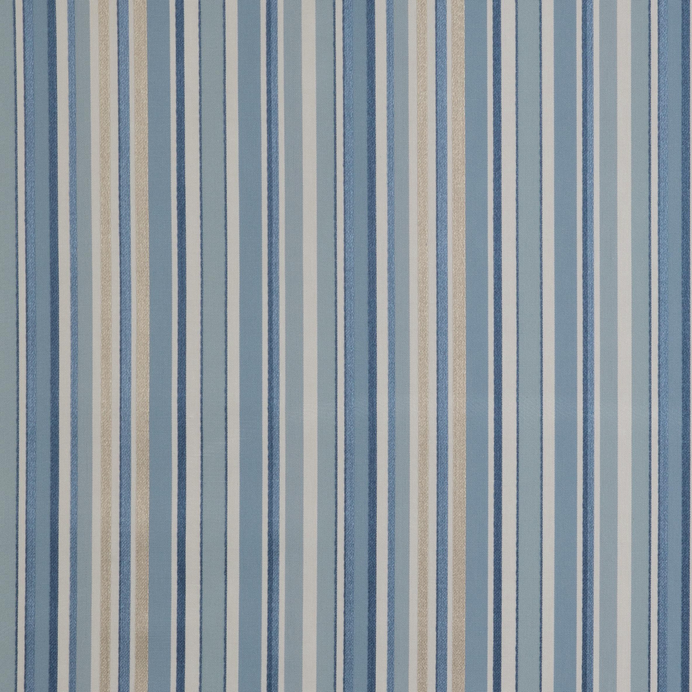 Lee Jofa Siders Stripe Capri/Sky Drapery Fabric - Image 2