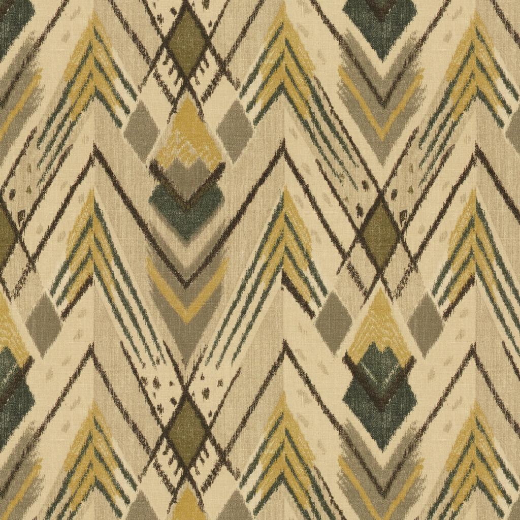 Lee Jofa Syrie Coal/Ochre Fabric