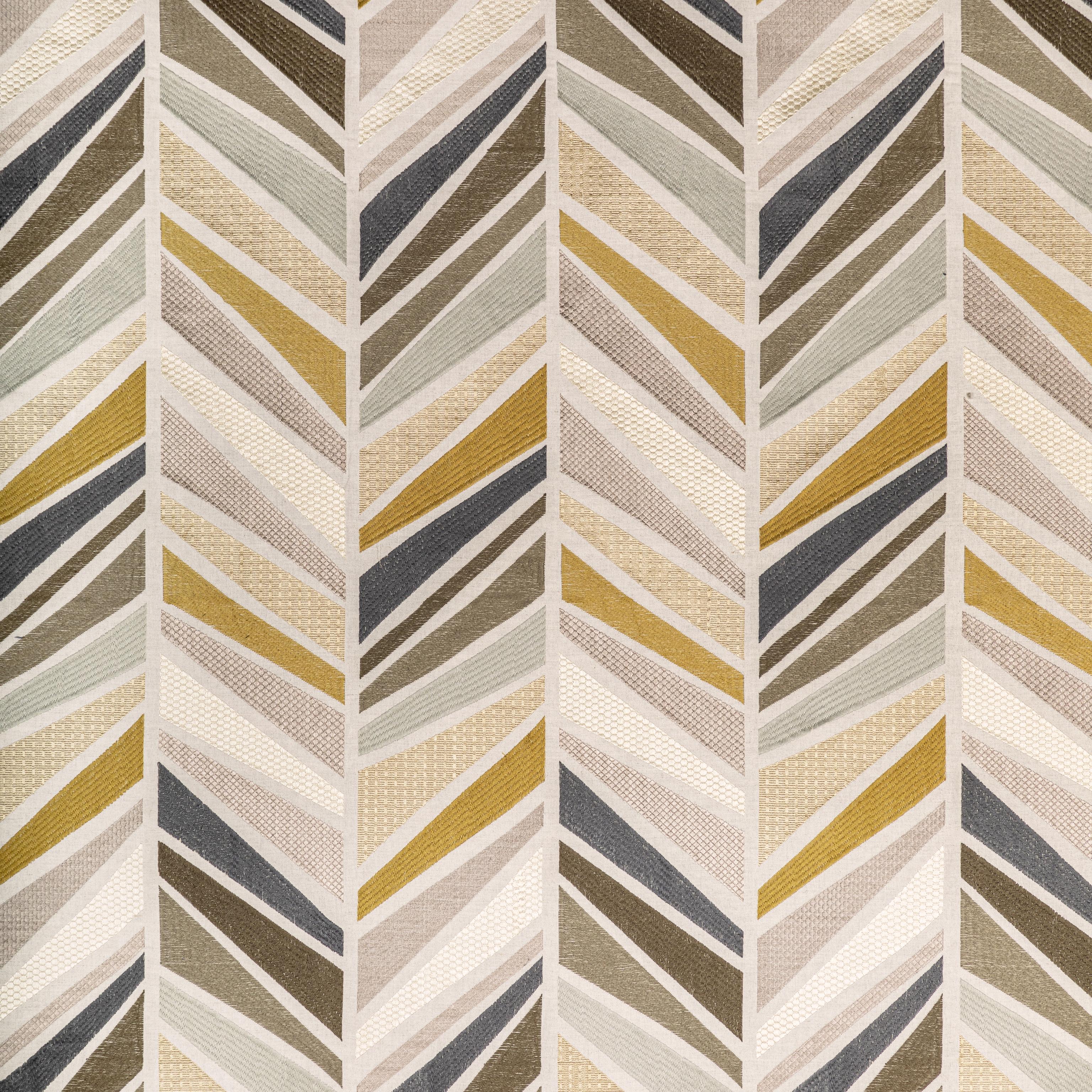 Lee Jofa Tala Embroidery Pebble Drapery Fabric - Image 2