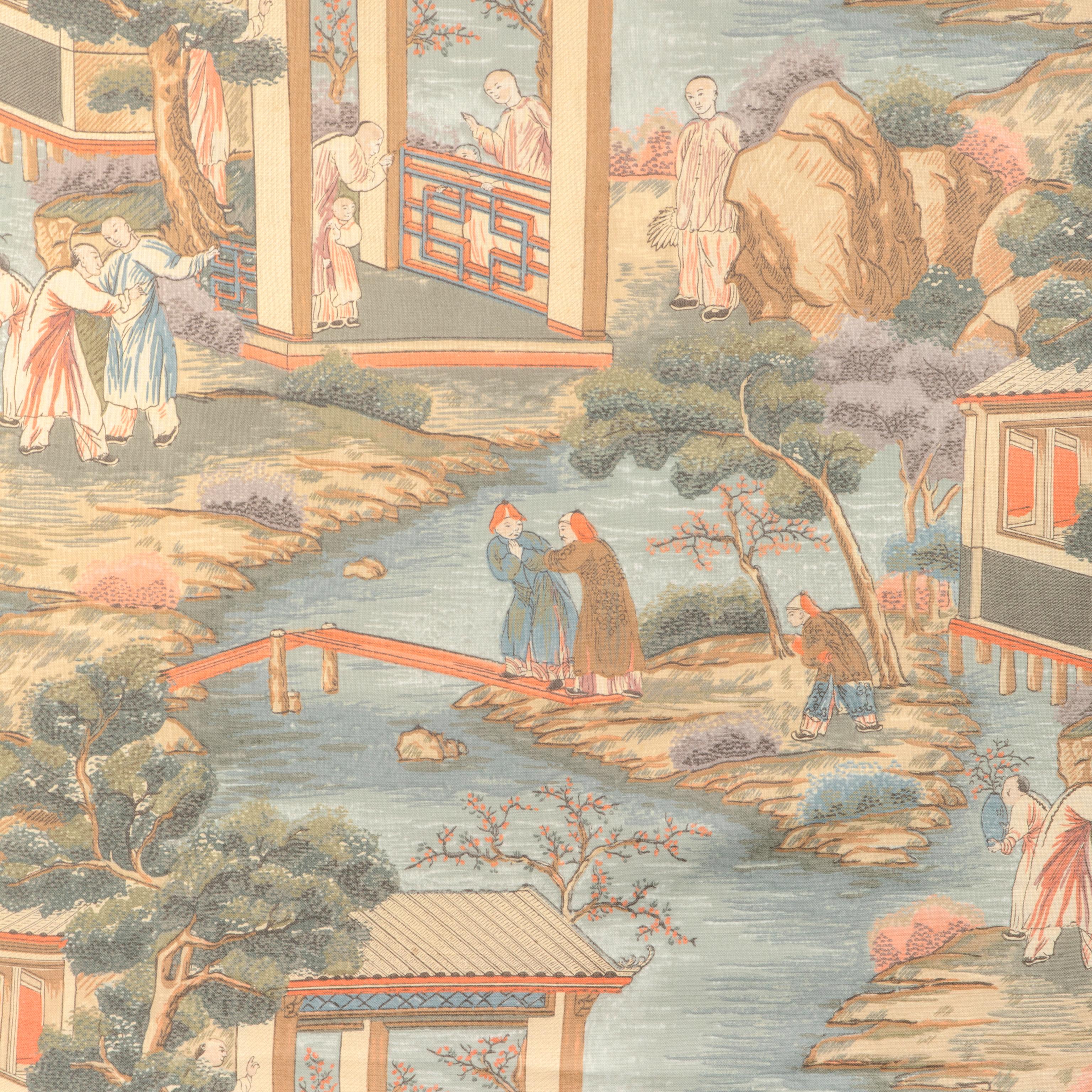Lee Jofa Tarim River Print Multi Fabric - Image 2