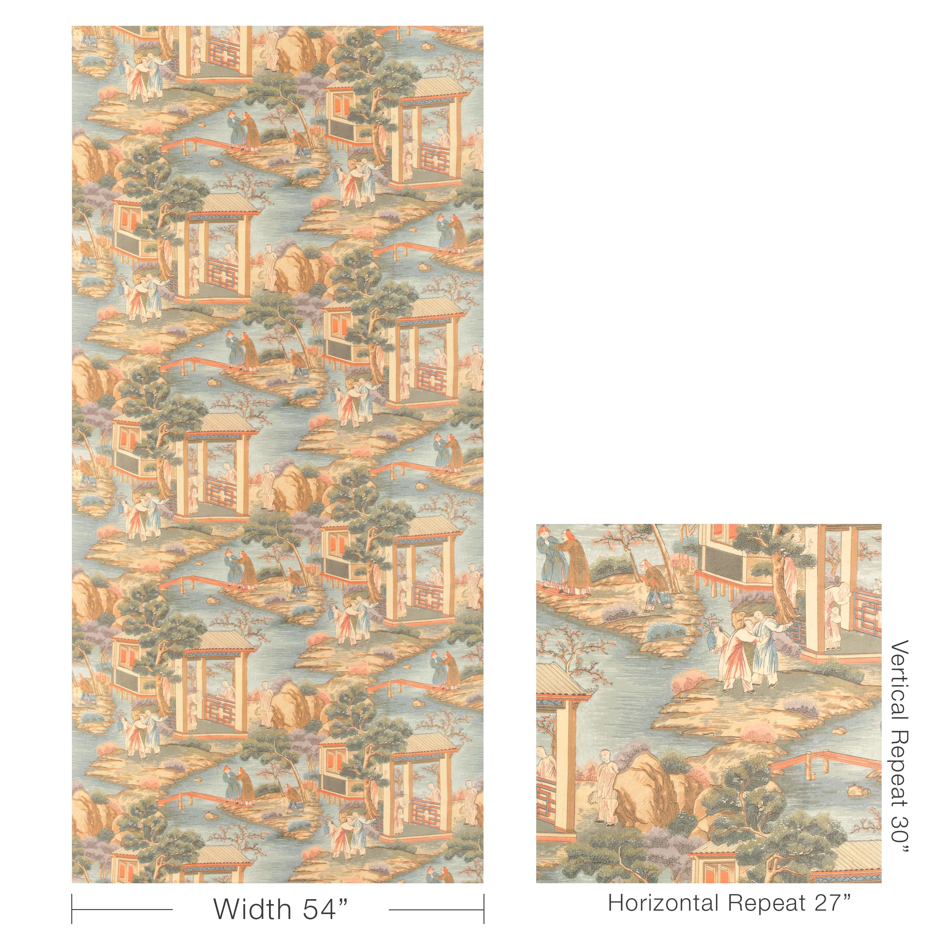 Lee Jofa Tarim River Print Multi Fabric - Image 5