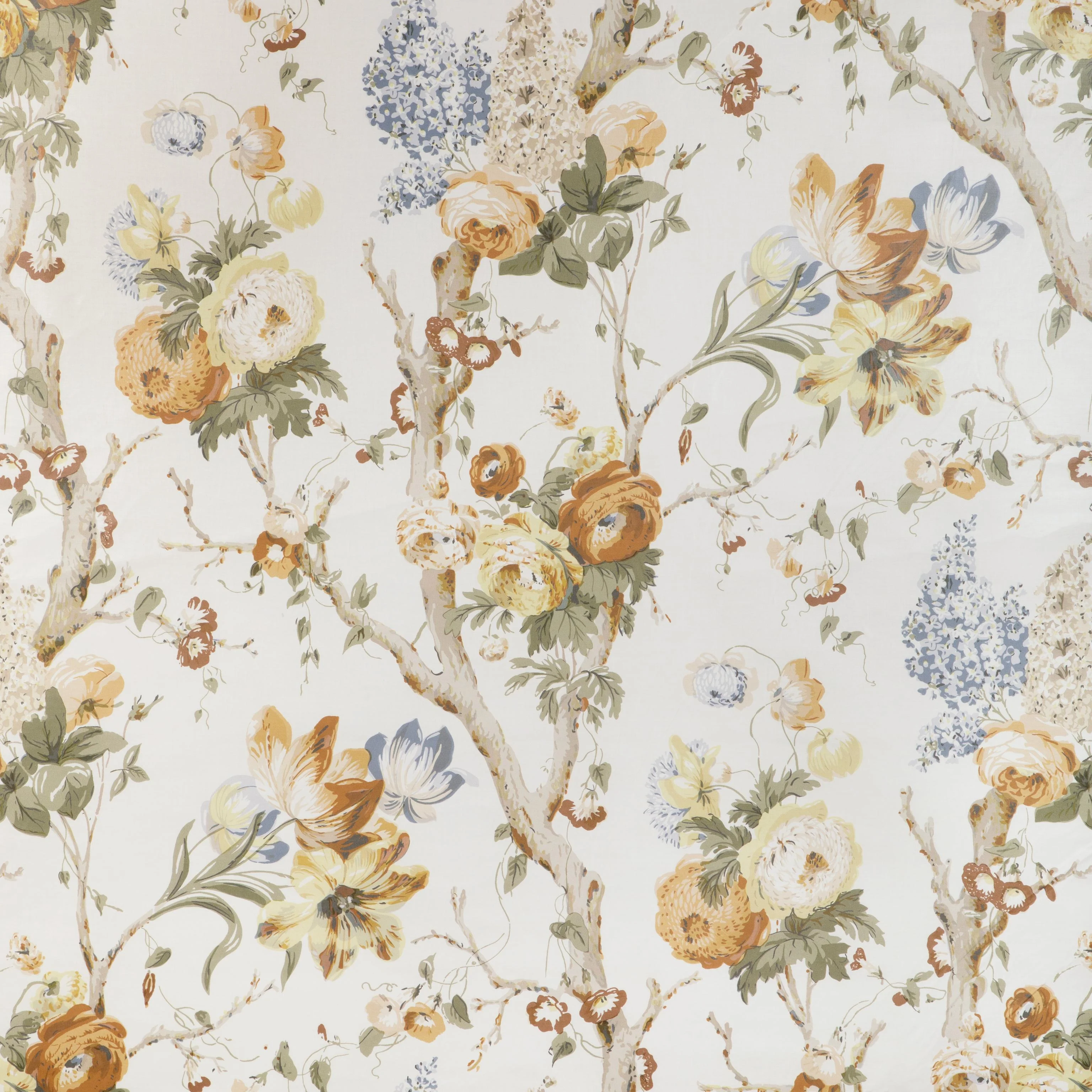 Lee Jofa Trentham Hall Ochre Fabric - Image 2