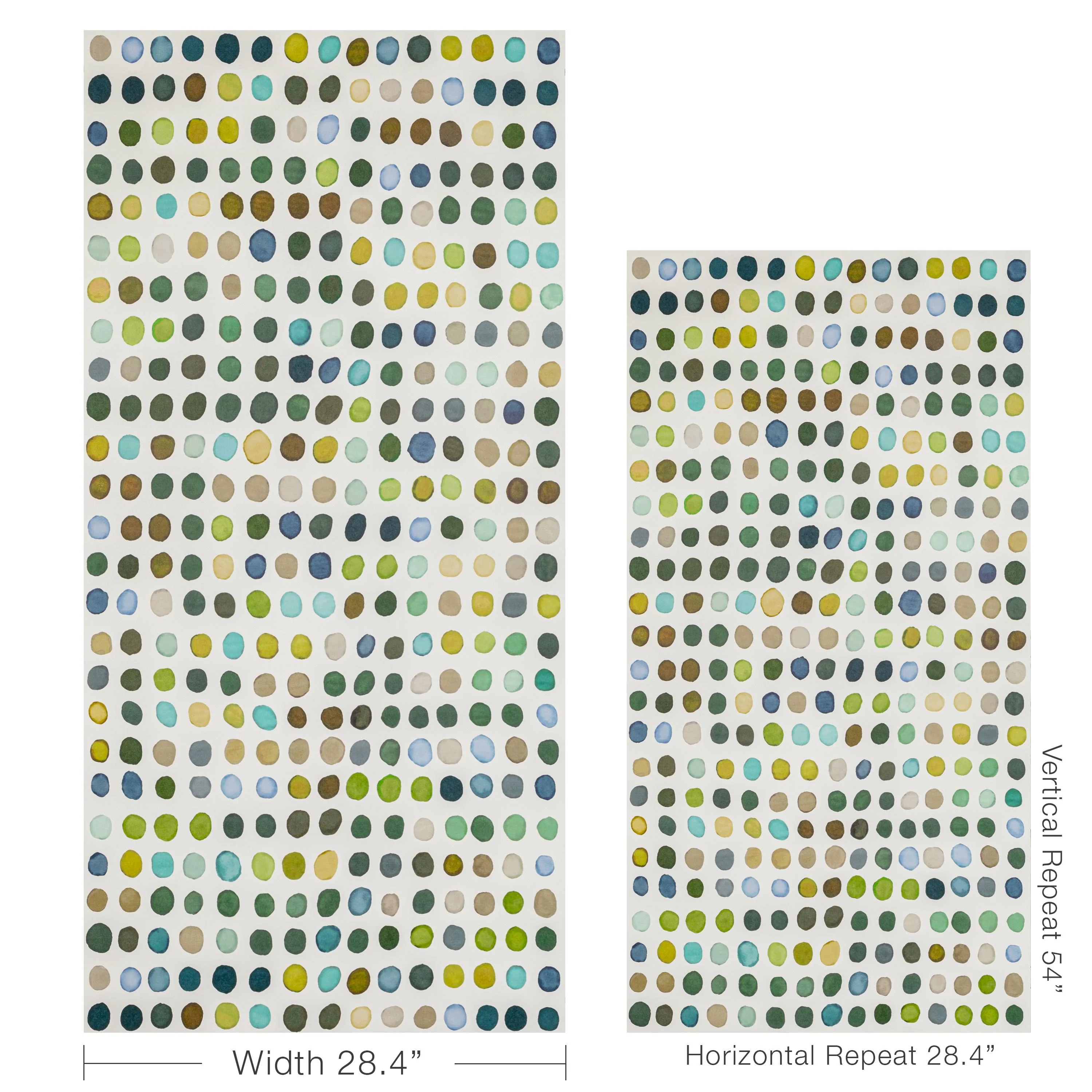 Lee Jofa Twister Paper Kiwi/Slate Wallpaper - Image 5