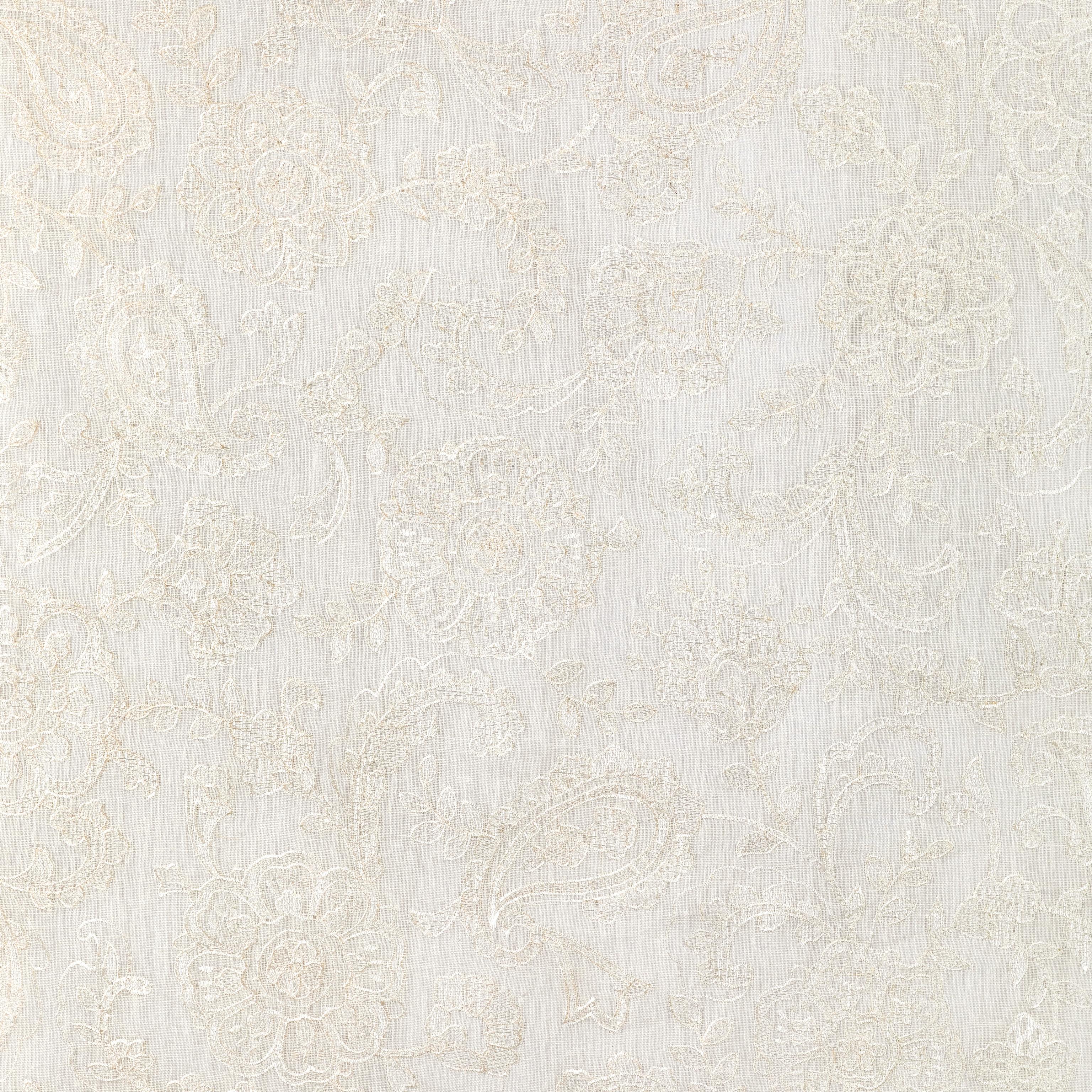Lee Jofa Varley Sheer Ivory Drapery Fabric