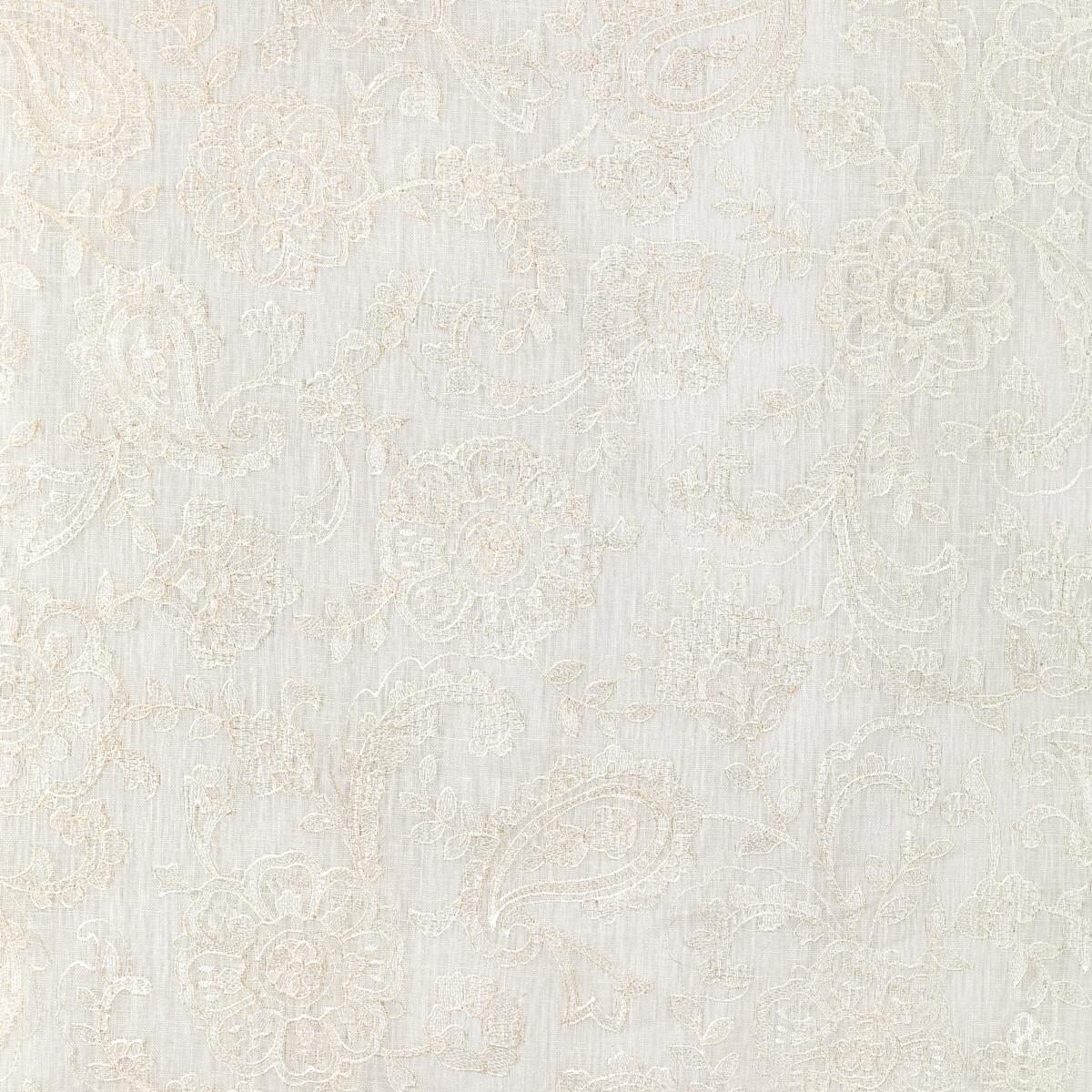 Lee Jofa Varley Sheer Ivory Drapery Fabric - Image 8