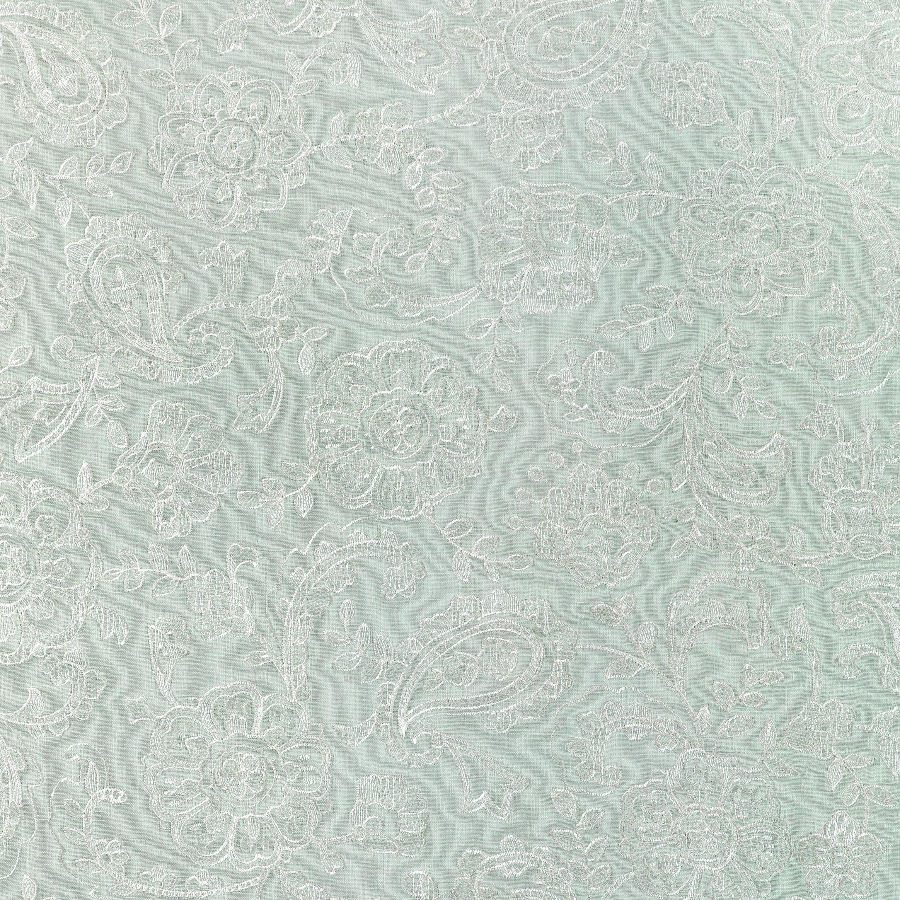 Lee Jofa Varley Sheer Seaglass Drapery Fabric - Image 2