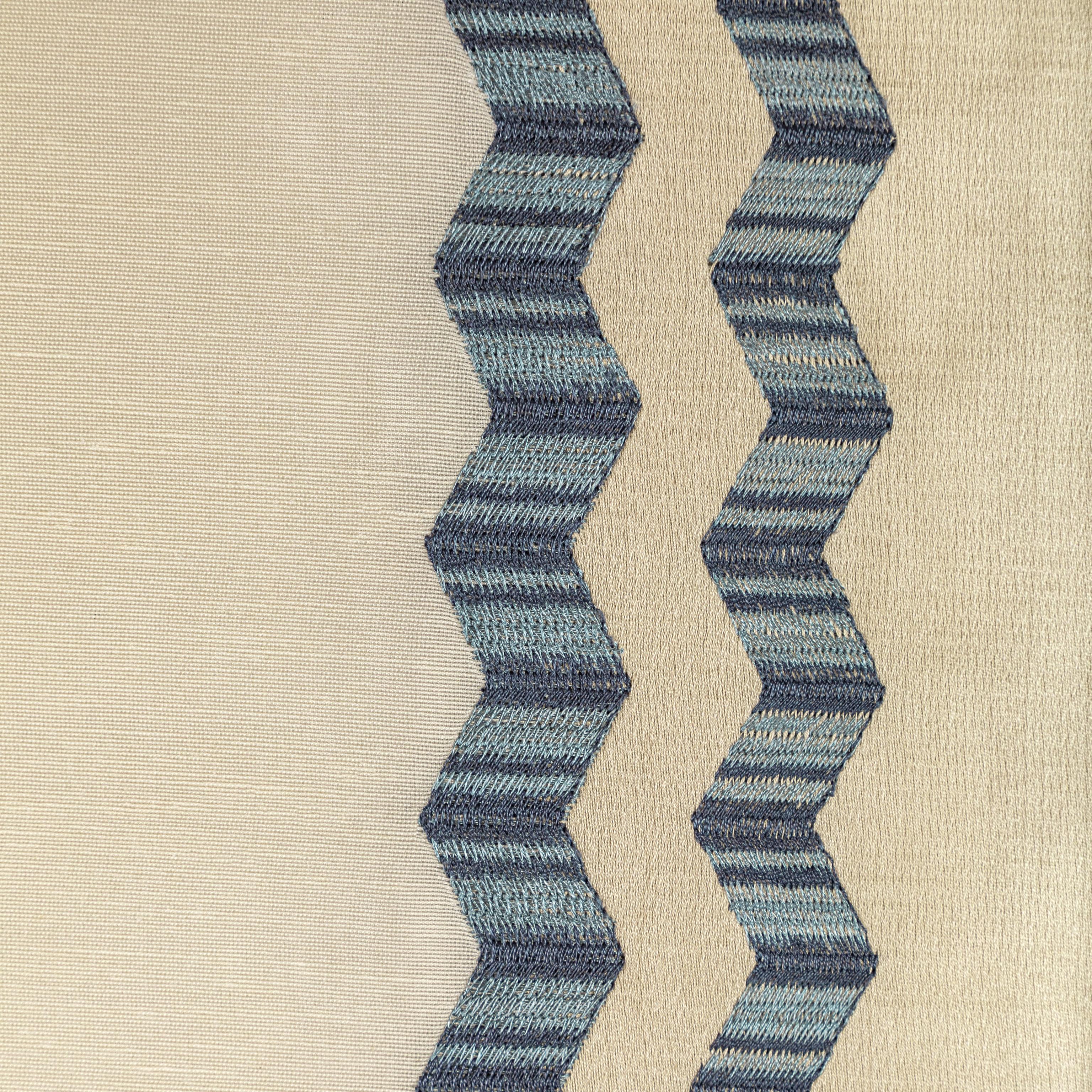 Lee Jofa Waldon Stripe Blue Drapery Fabric - Image 3