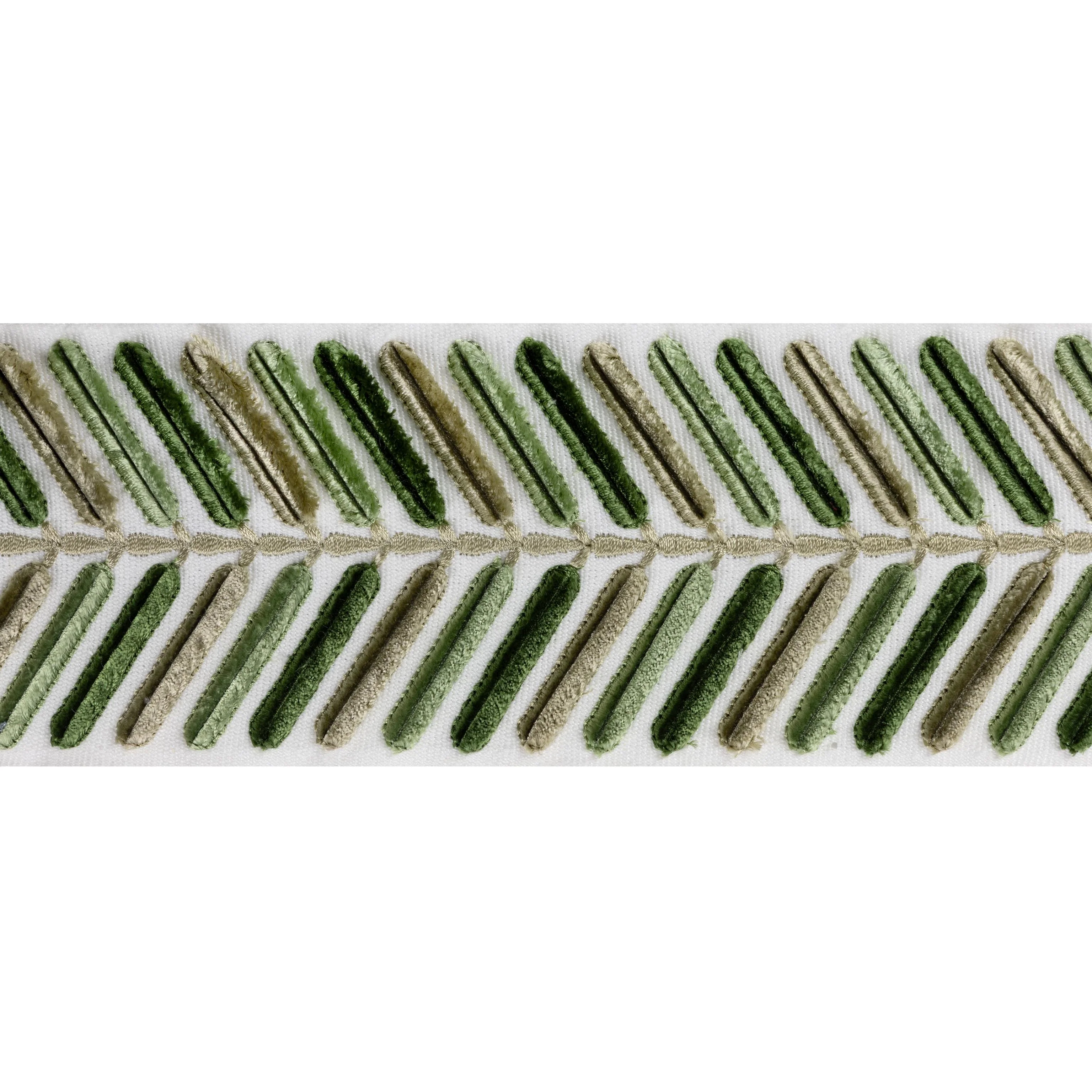 Lee Jofa Wingfield Emb Tape Green Trim - Image 2