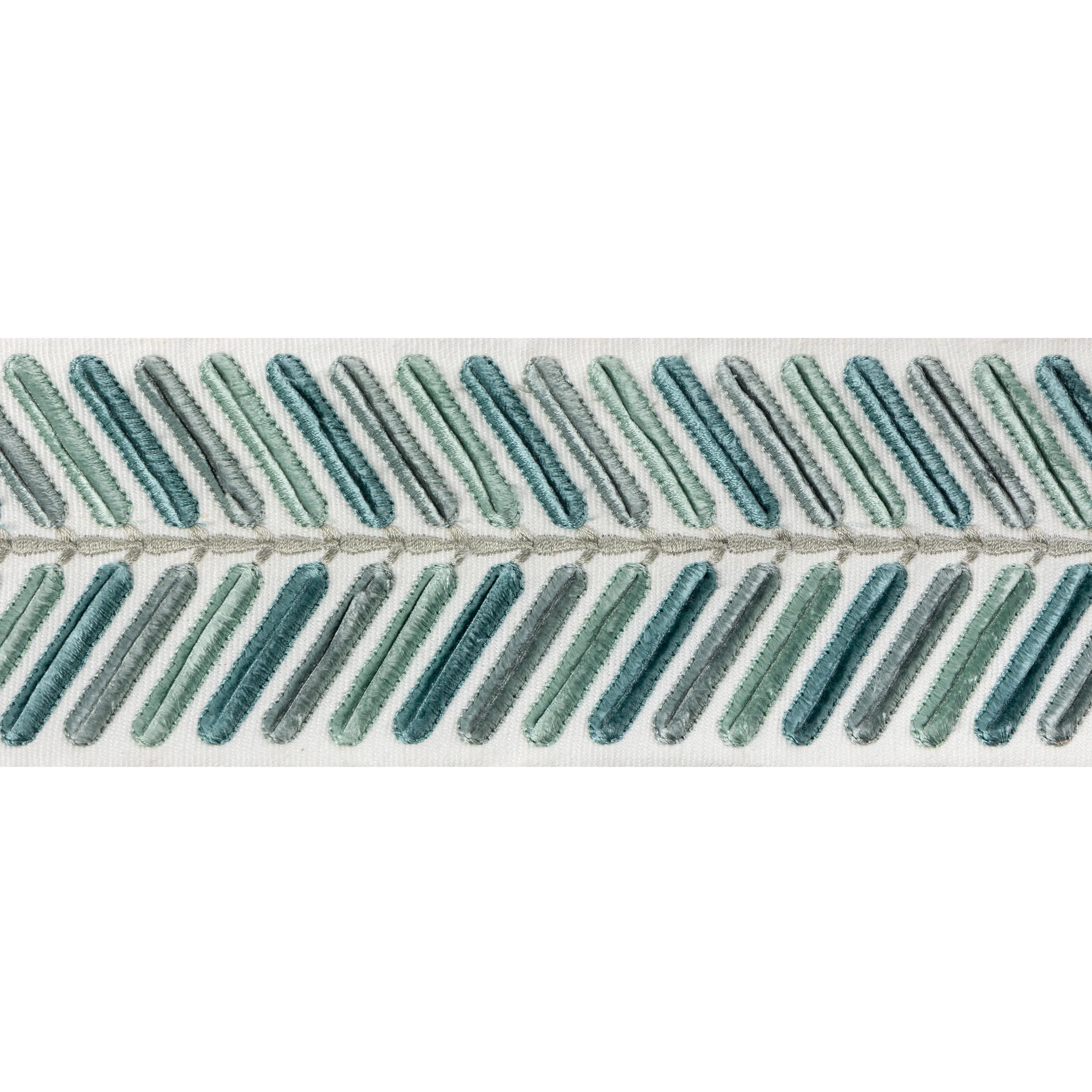 Lee Jofa Wingfield Emb Tape Teal Trim