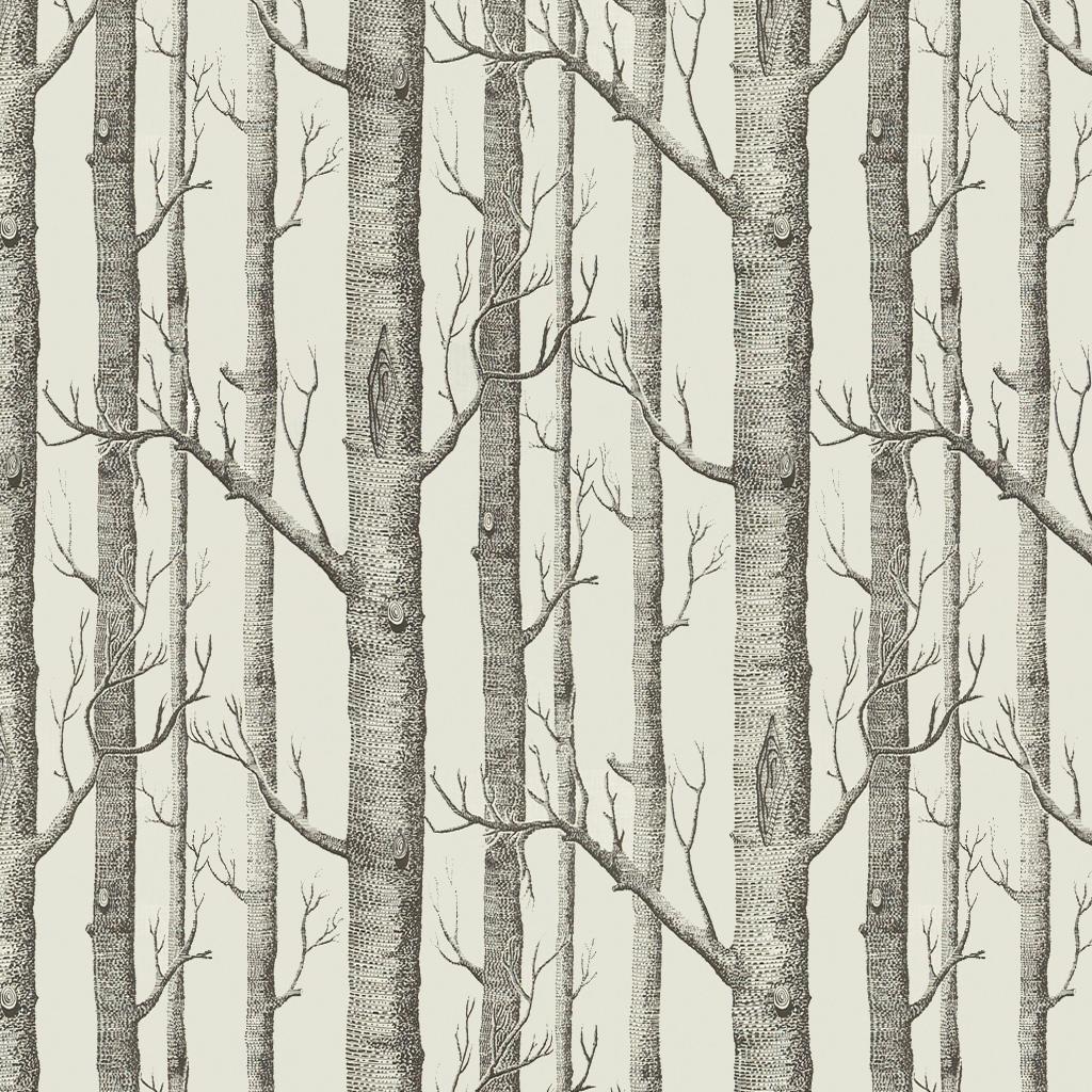 Lee Jofa Woods Print Graphite Fabric
