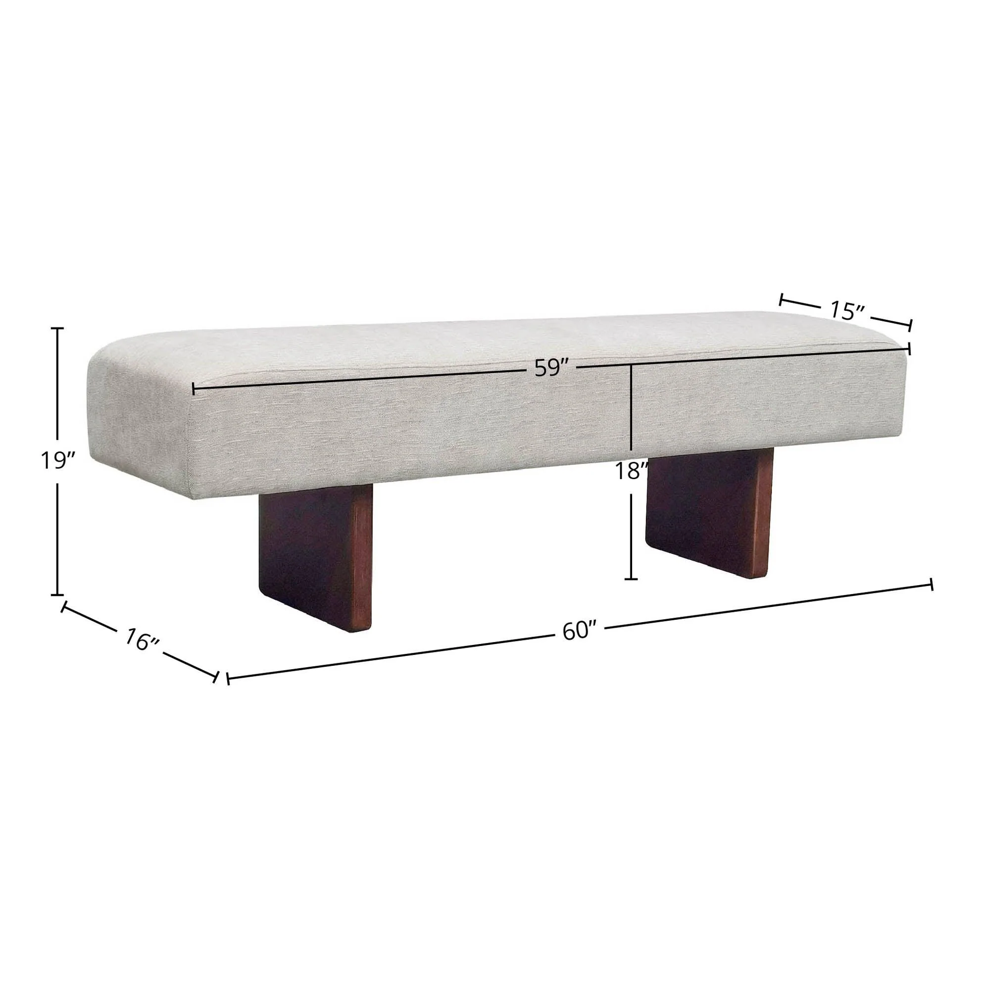 Lh Home Francesca Bench - Image 2