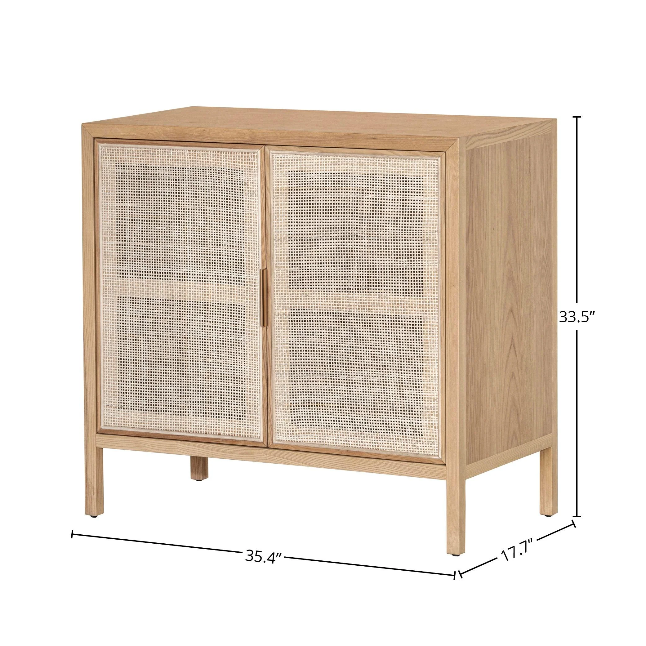 Lh Home Rattan Small Sideboard - Natural - Image 6