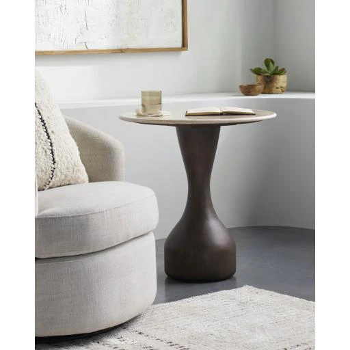 Livabliss Mila Rose Gama-001 24"H X 24"W X 24"D Accent Table - Image 3