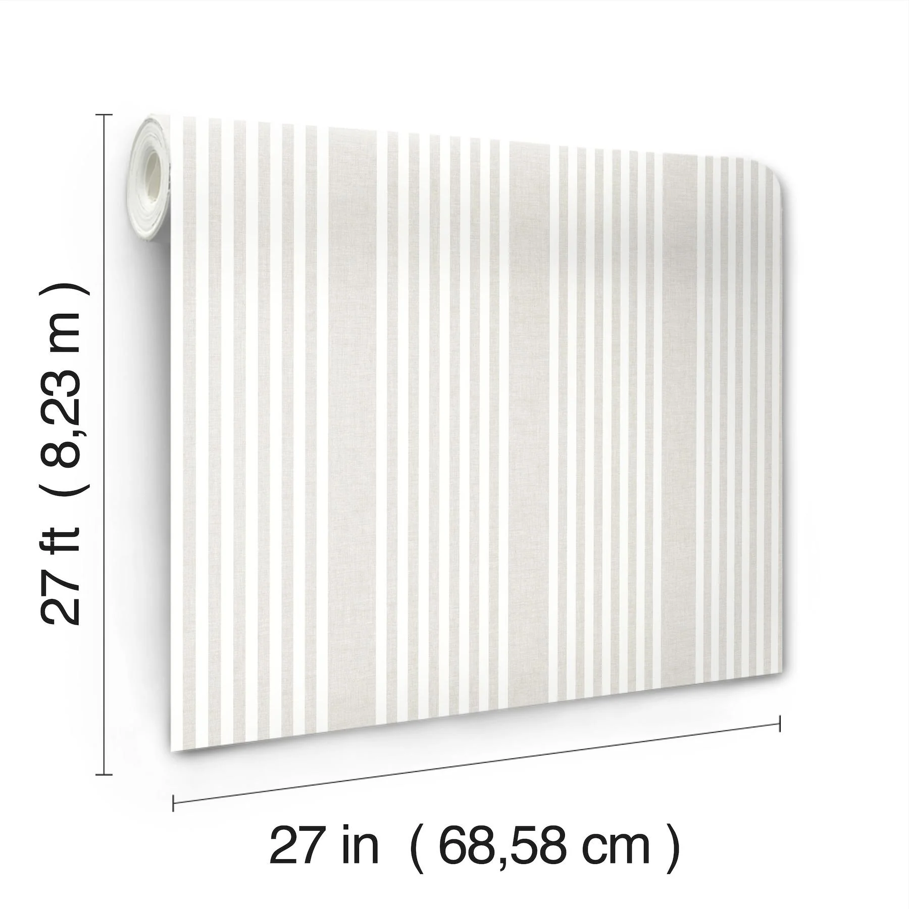 Magnolia Home French Soft Linen Stripe Wallpaper - Image 3