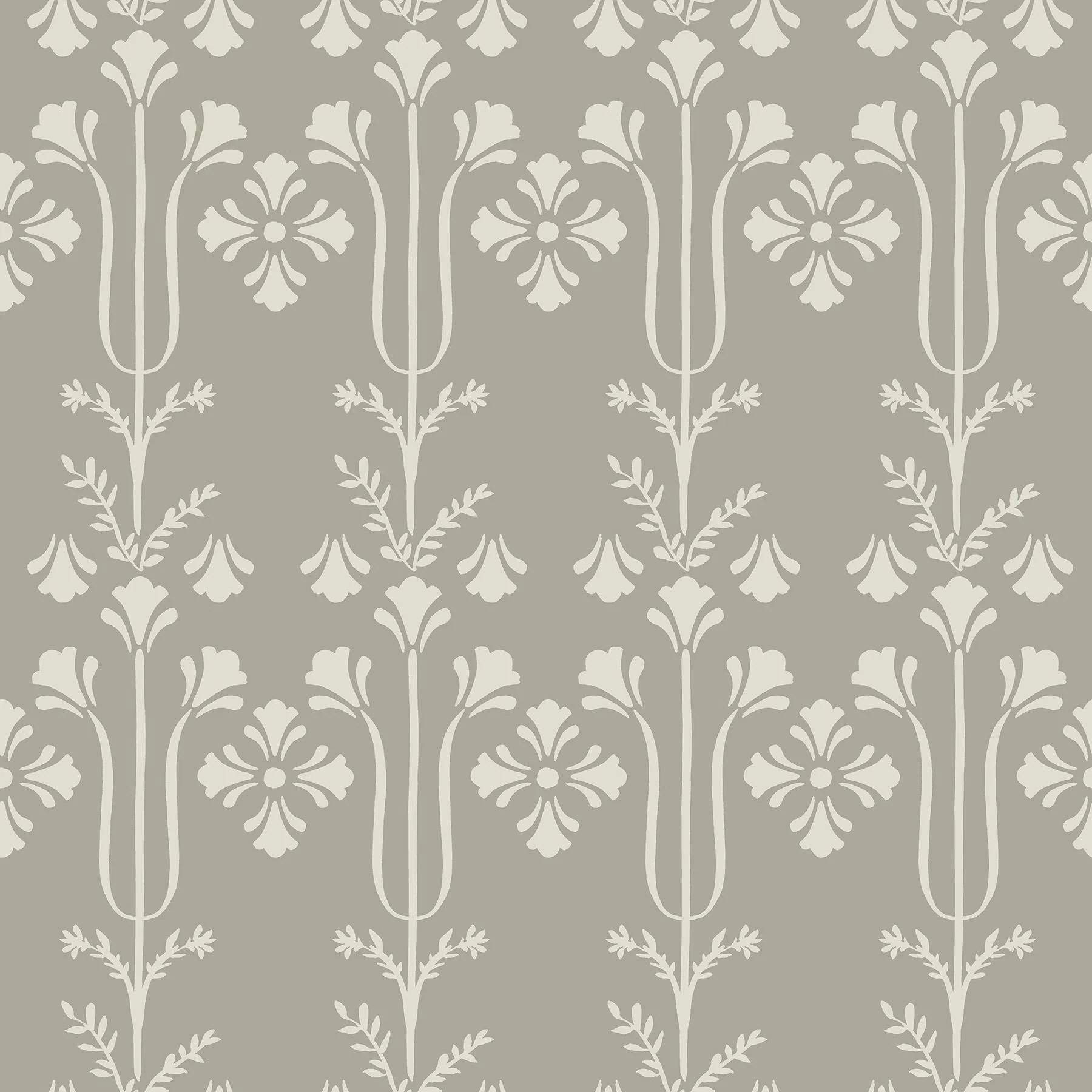 Magnolia Home Lydia Taupe Wallpaper