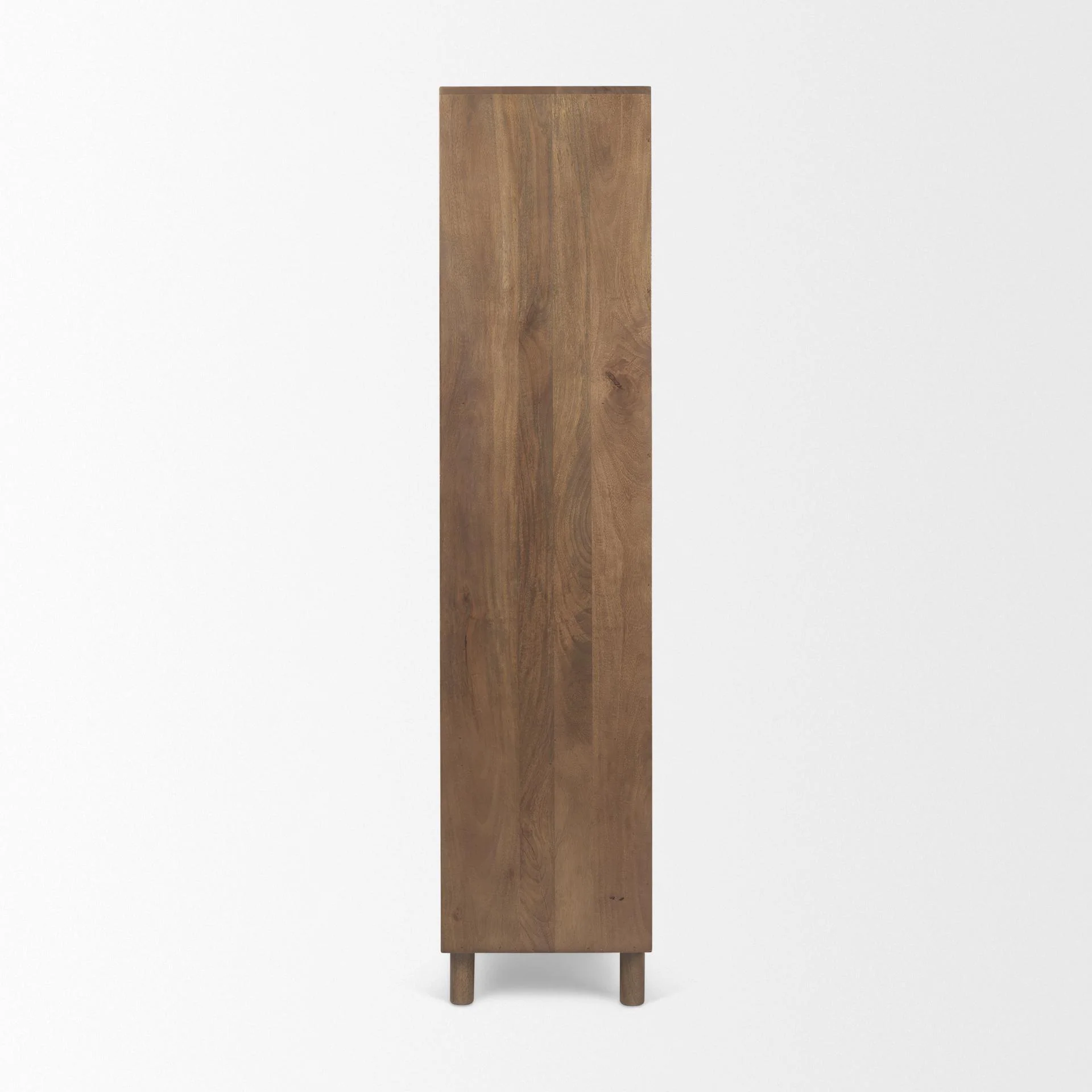 Mercana Astrid 36.0L X 17.0W X 70.0H Medium Brown Solid Wood Armoire - Image 5