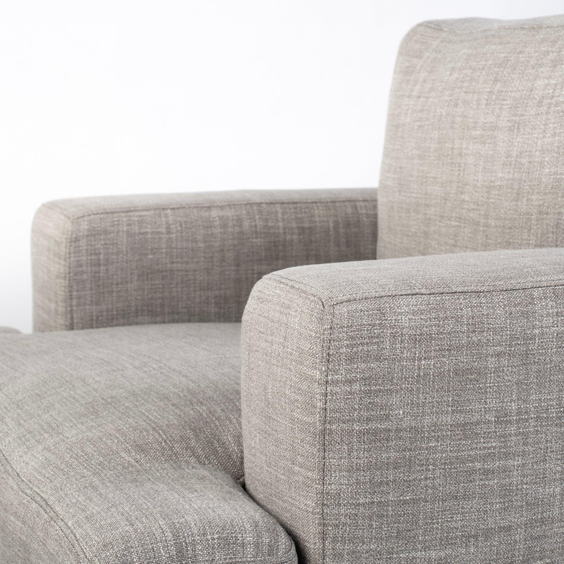 Mercana Colburne I Gray Fabric W/ Wood And Iron Frame Accent Chair - Image 8