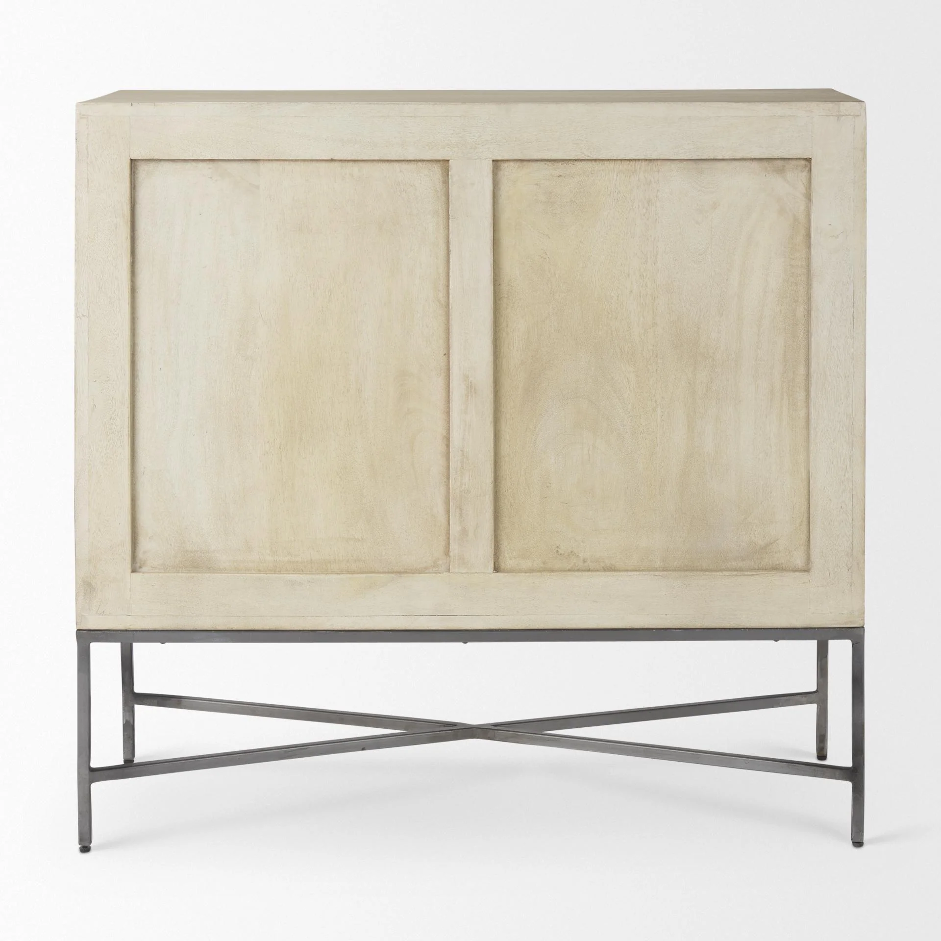 Mercana Hogarth 36.0L X 16.0W X 34.0H 2 Door Blonde Wood Accent Cabinet - Image 6