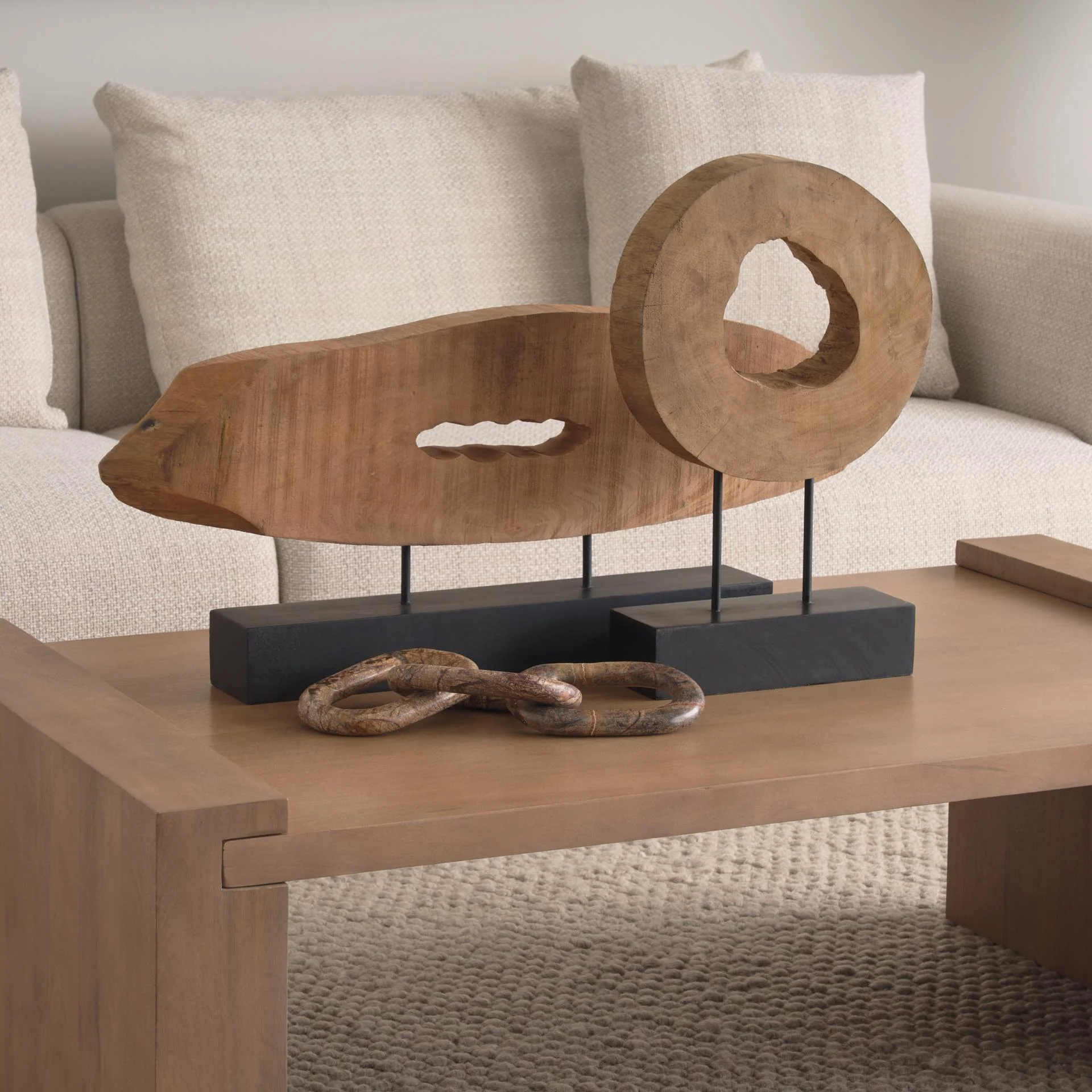 Mercana Ironwood Ii (Small) 13L X 4W Natural Wooden Circular Object - Image 6