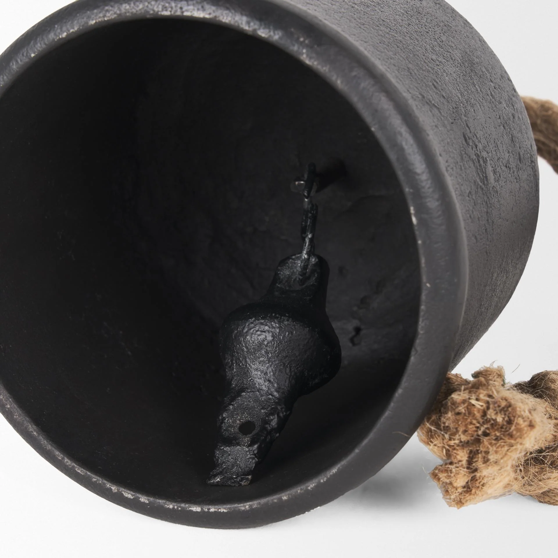 Mercana Quincy Medium Matte Black Metal Decorative Bell Object - Image 10