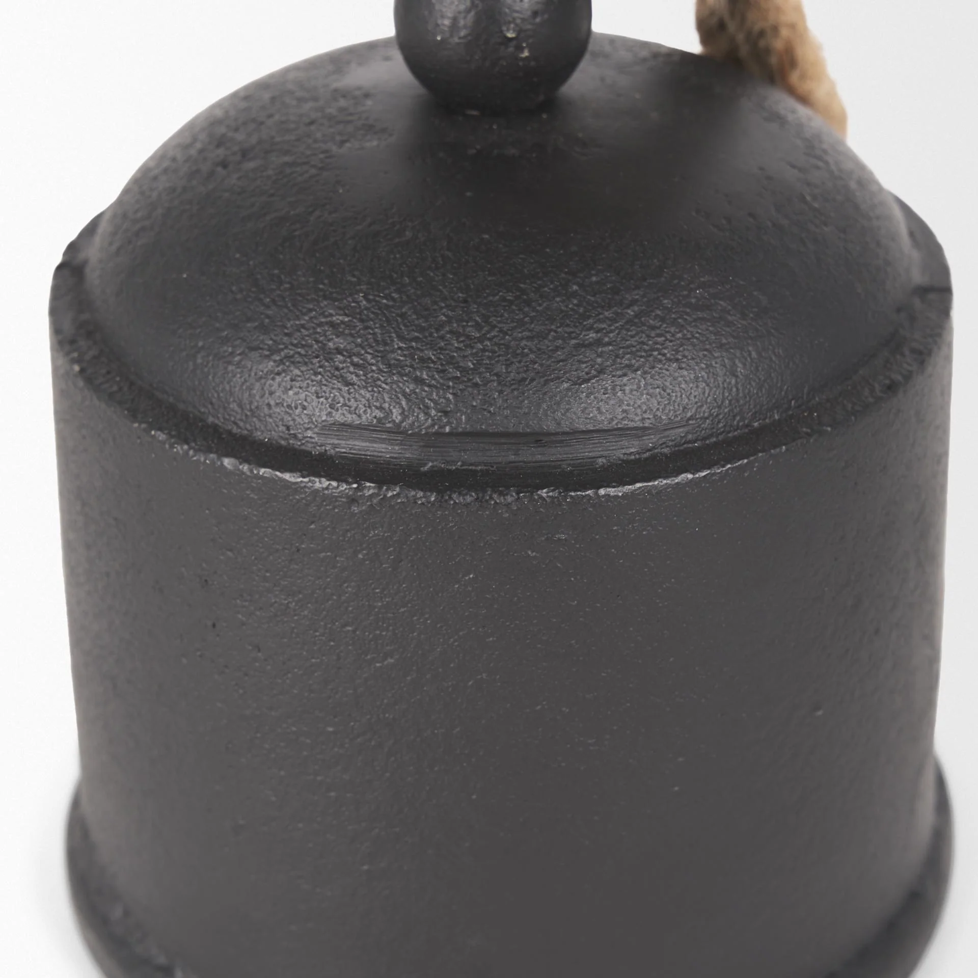 Mercana Quincy Medium Matte Black Metal Decorative Bell Object - Image 8