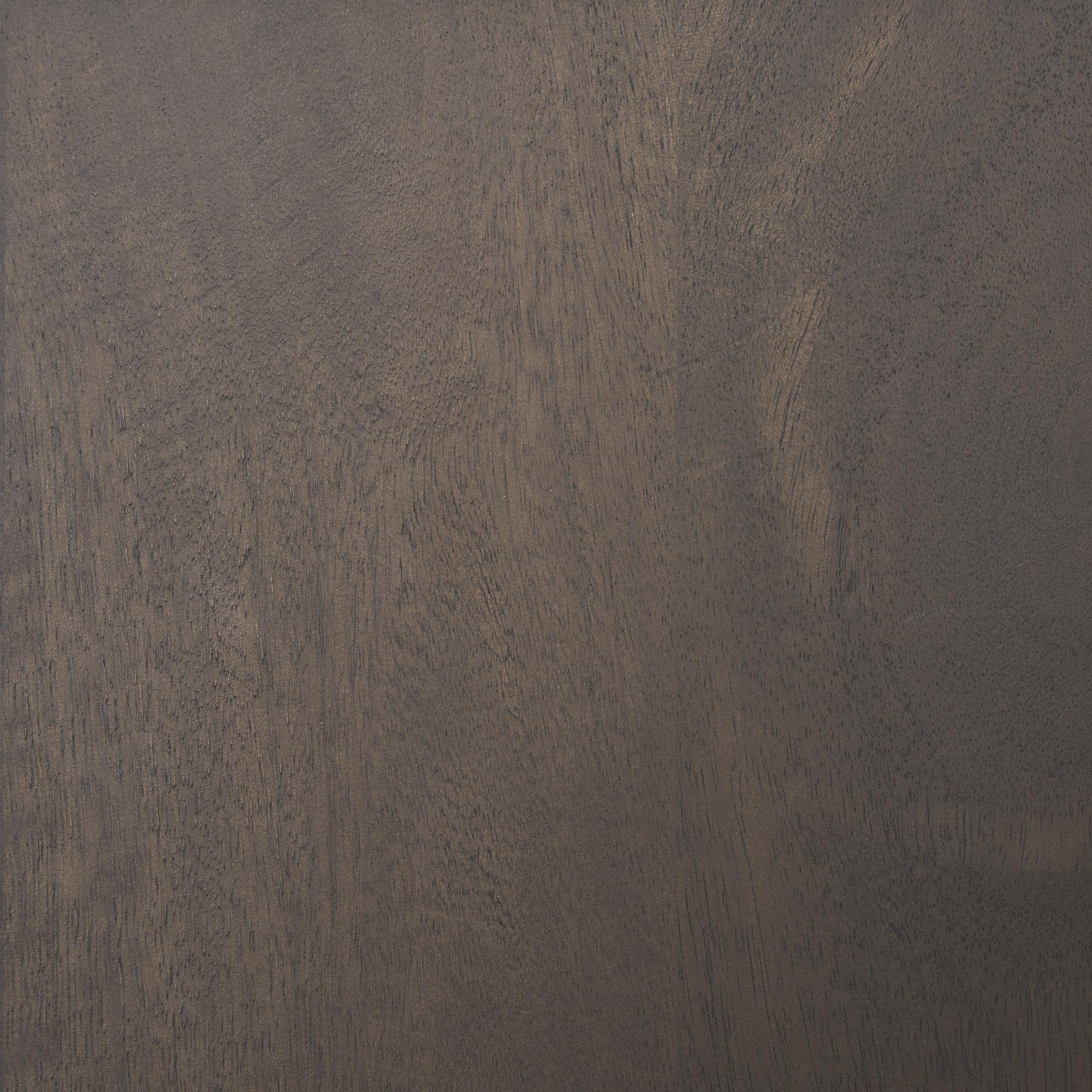 Mercana Takoda Dark Brown Wood Tapered Drum Accent Table - Image 4