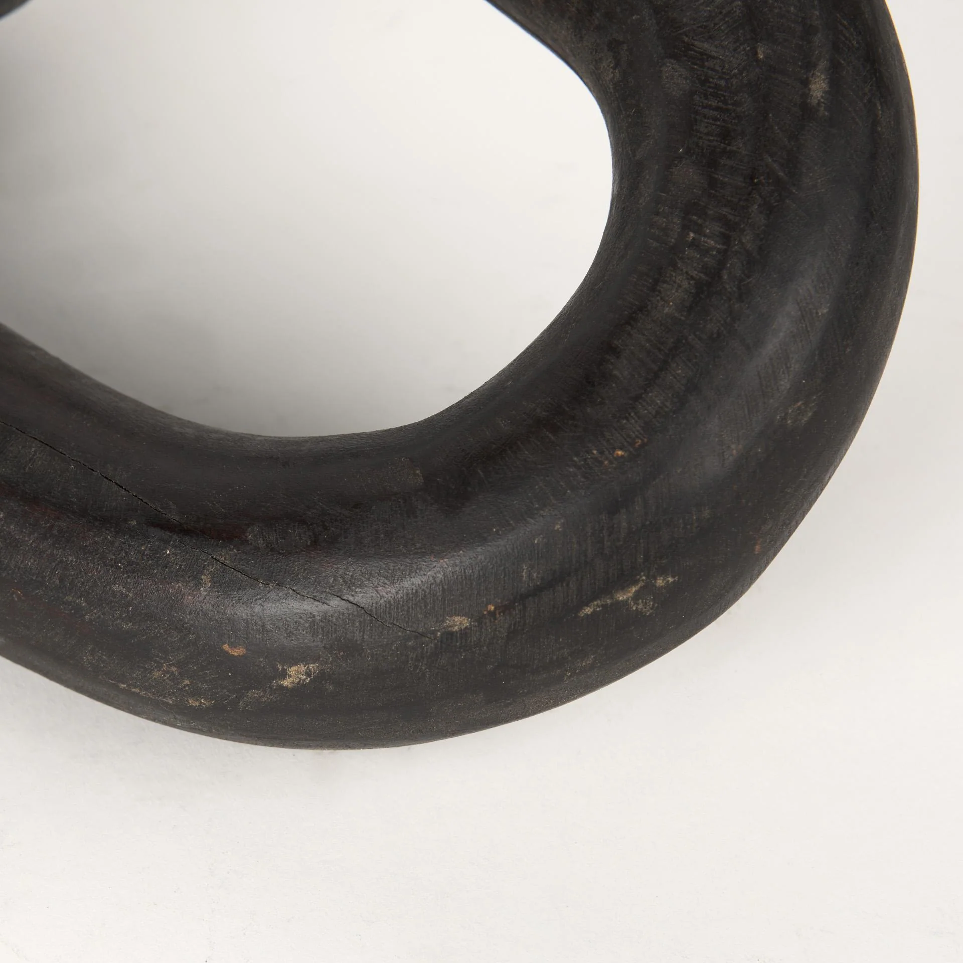 Mercana Tayla Large Black-Brown Wood Chain Link - Image 8