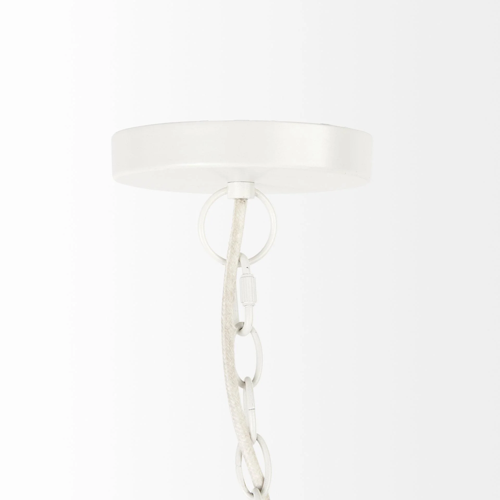 Mercana Theta 30.0 L X 30.0 W X 15.0 H White-Washed Beaded Chandelier - Image 6