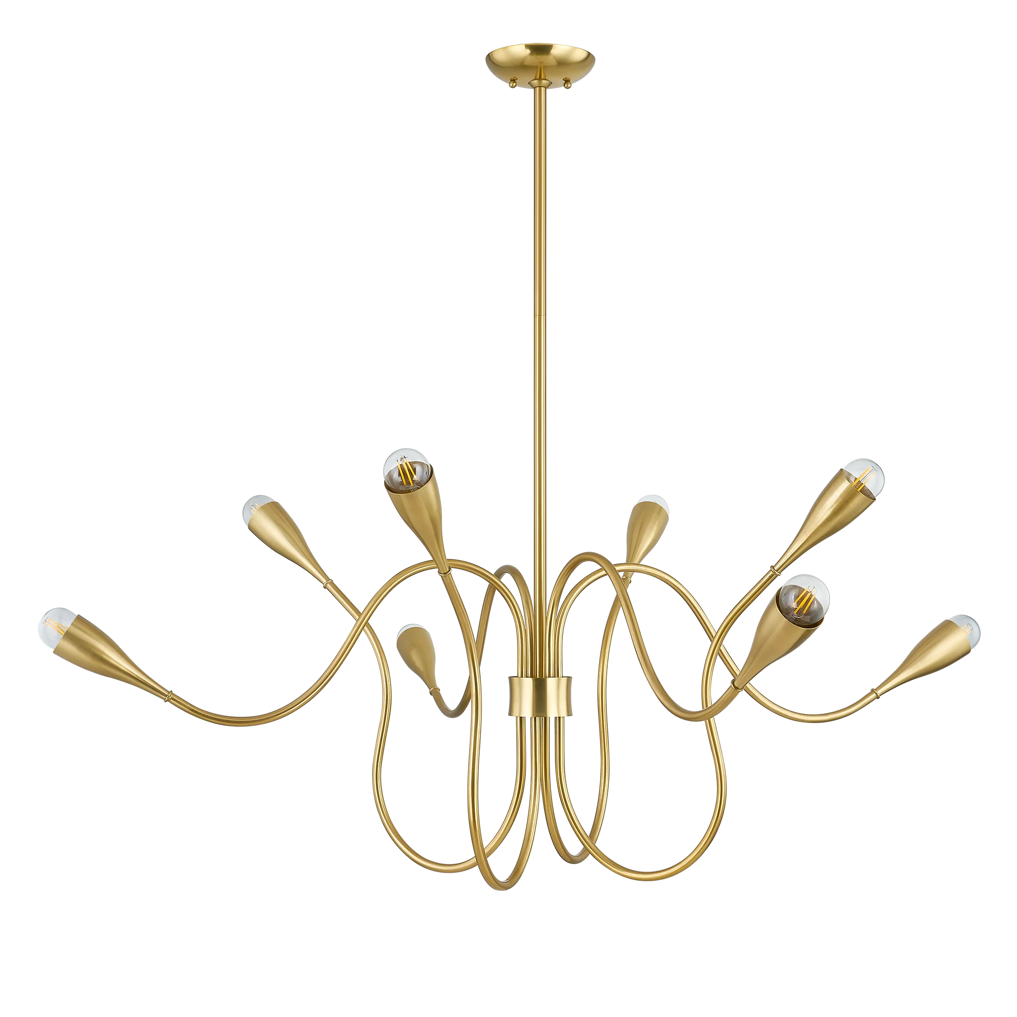 Mitzi Anaise Aged Brass 47.75W X 21H Chandelier
