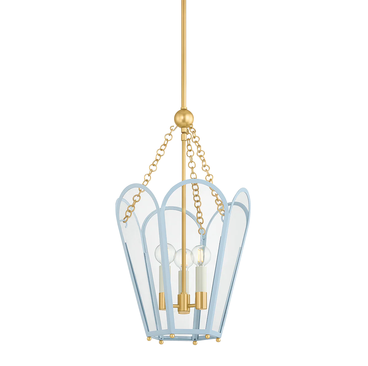 Mitzi Clarisse Aged Brass 13W X 22.25H Lantern