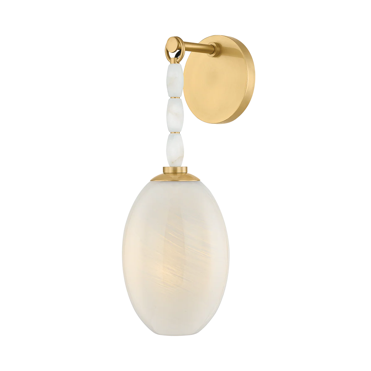 Mitzi Yolanda Aged Brass 5.5W X 6.25L X 15.25H Wall Sconce