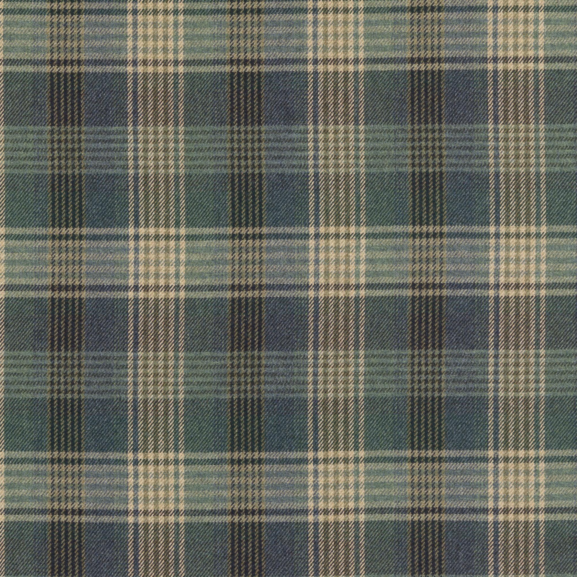 Mulberry Braemar Blue Upholstery Fabric