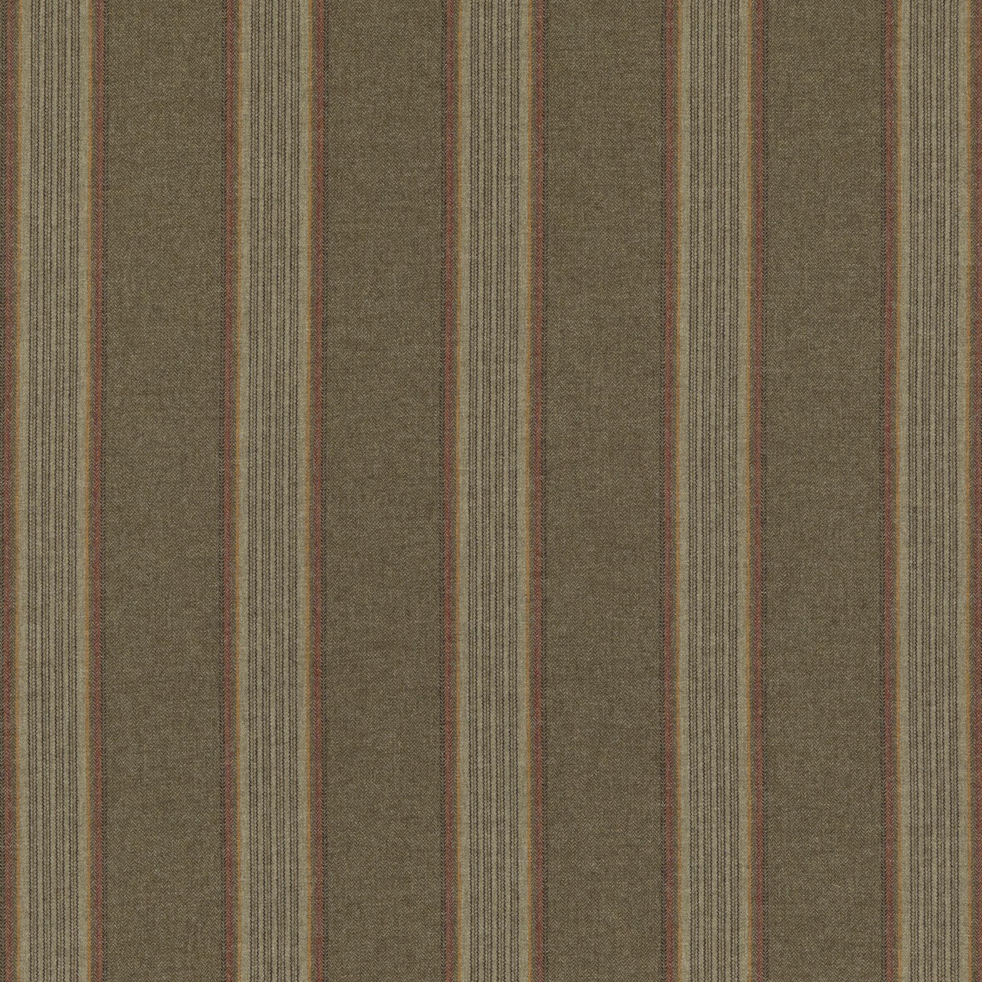Mulberry Moray Stripe Lovat Upholstery Fabric