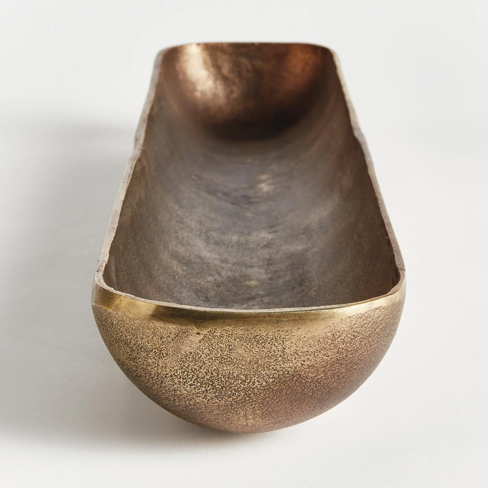 Napa Antique Brass Brandon Narrow Decorative Bowl Large - Image 4
