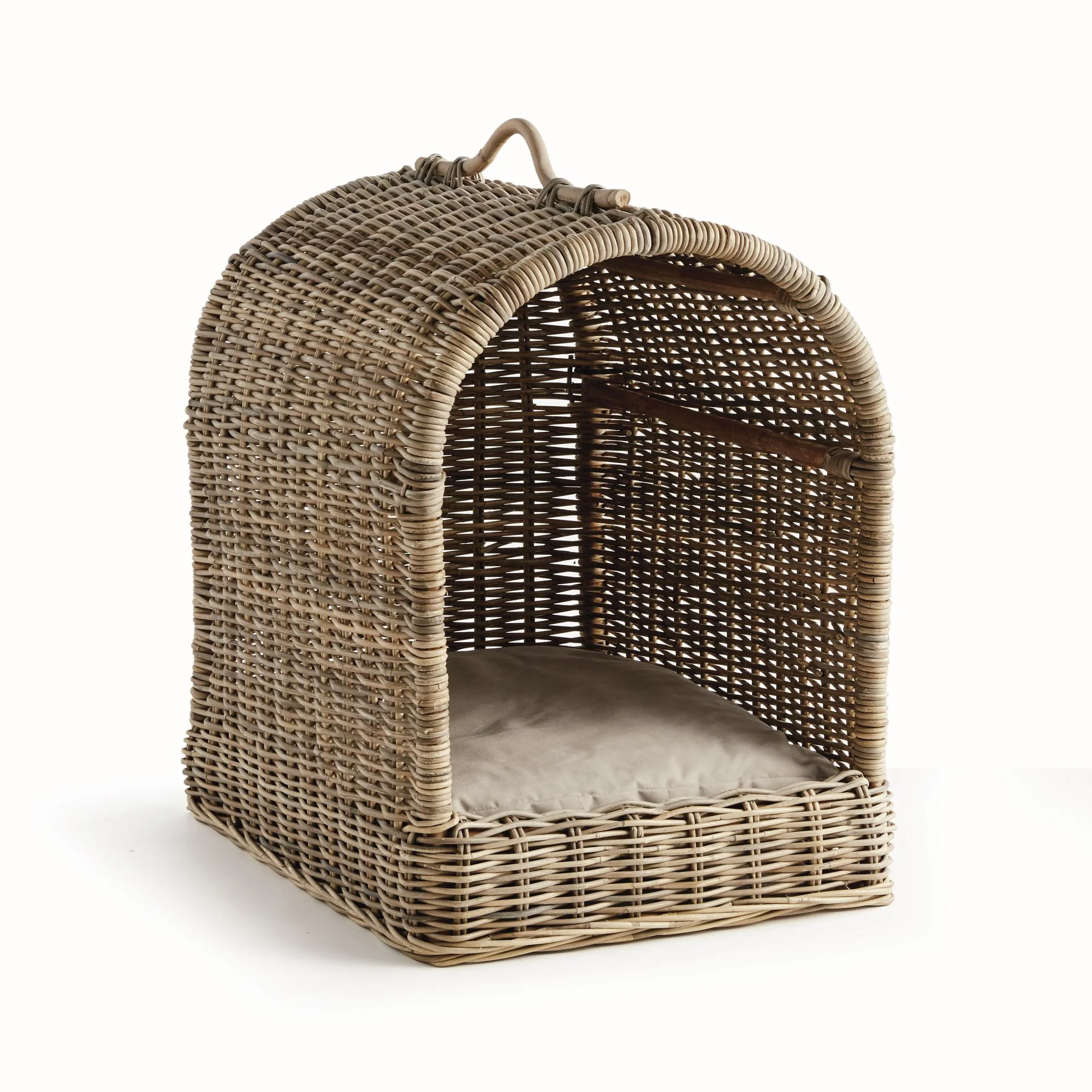 Napa Gray Normandy Canopy Pet Bed Large