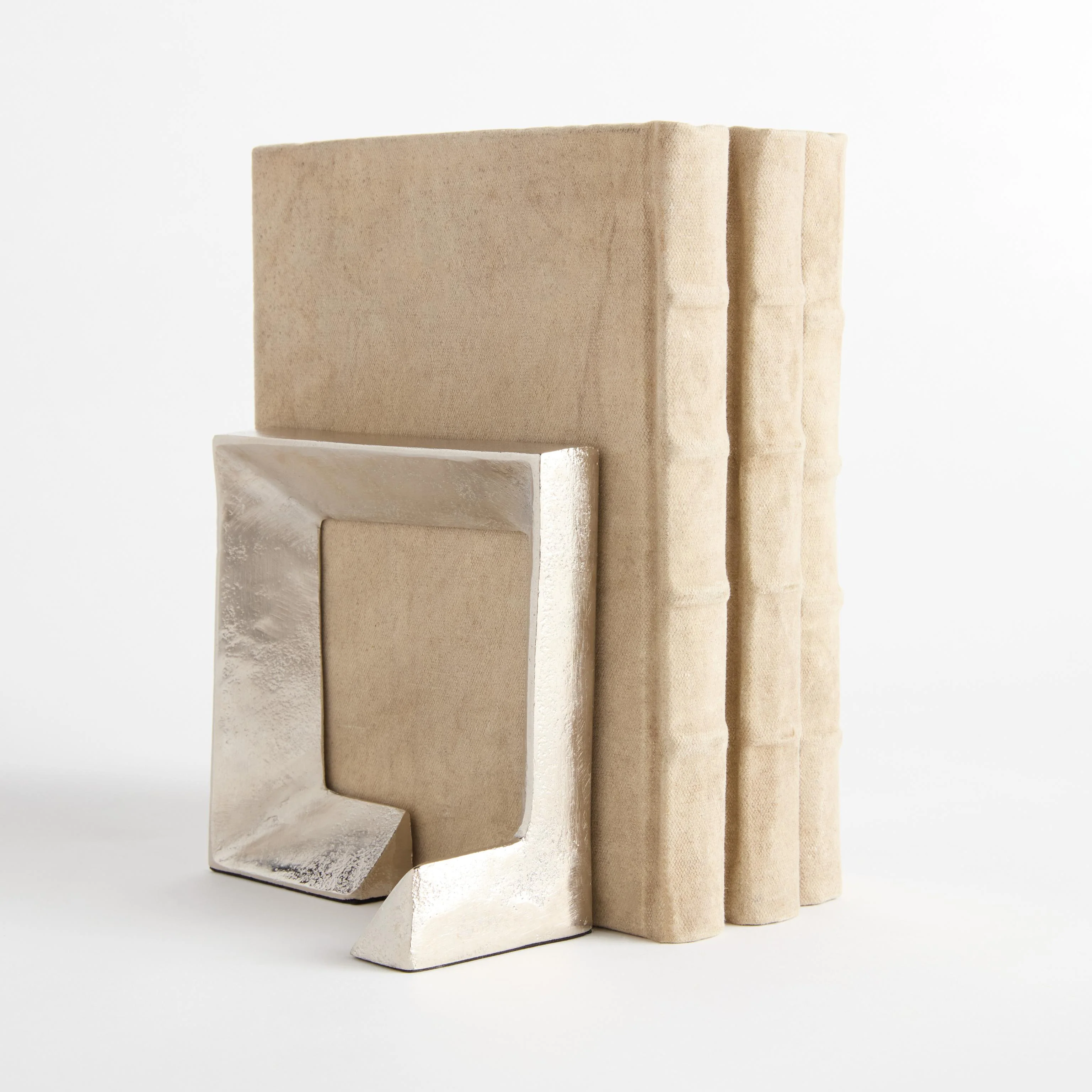 Napa Silver Merritt Bookends, Set Of 2 - Image 5