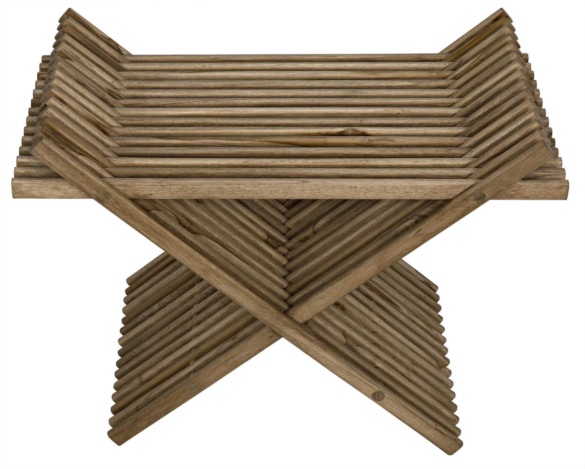 Noir Dede Stool Teak