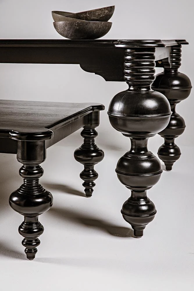 Noir Graff Coffee Table Hand Rubbed Black - Image 11