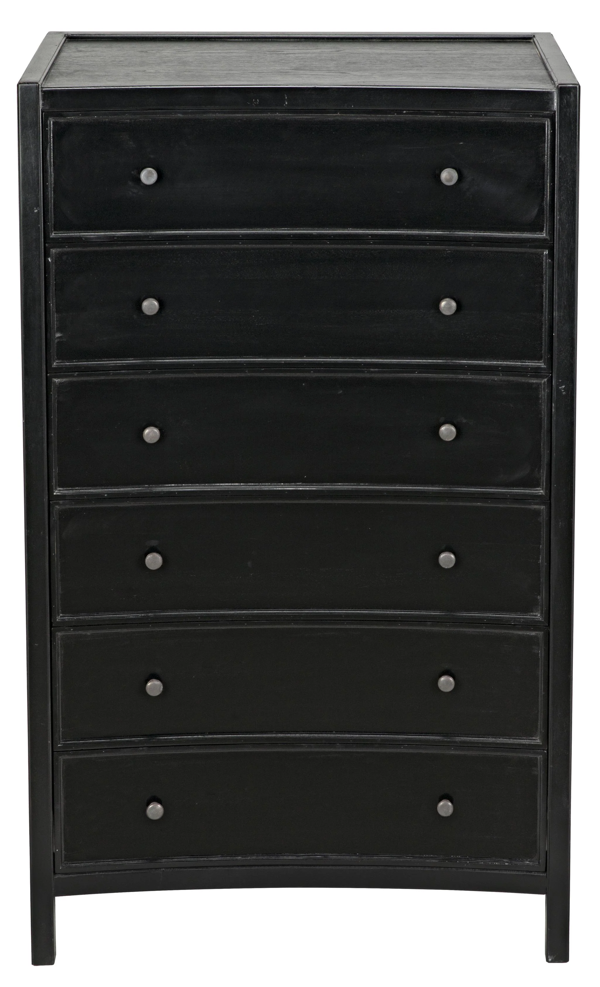 Noir Hampton Tall Boy Hand Rubbed Black