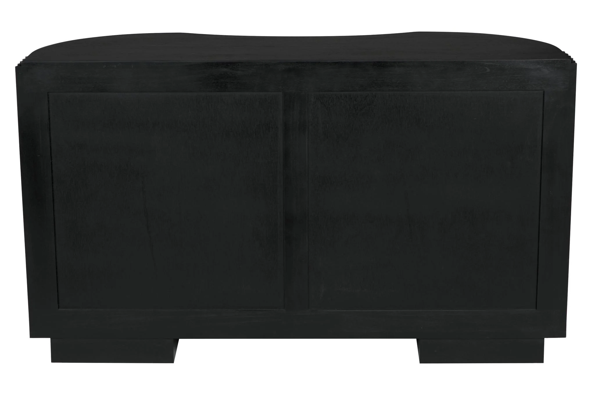 Noir Irene Dresser Hand Rubbed Black With Light Brown Trim - Image 3
