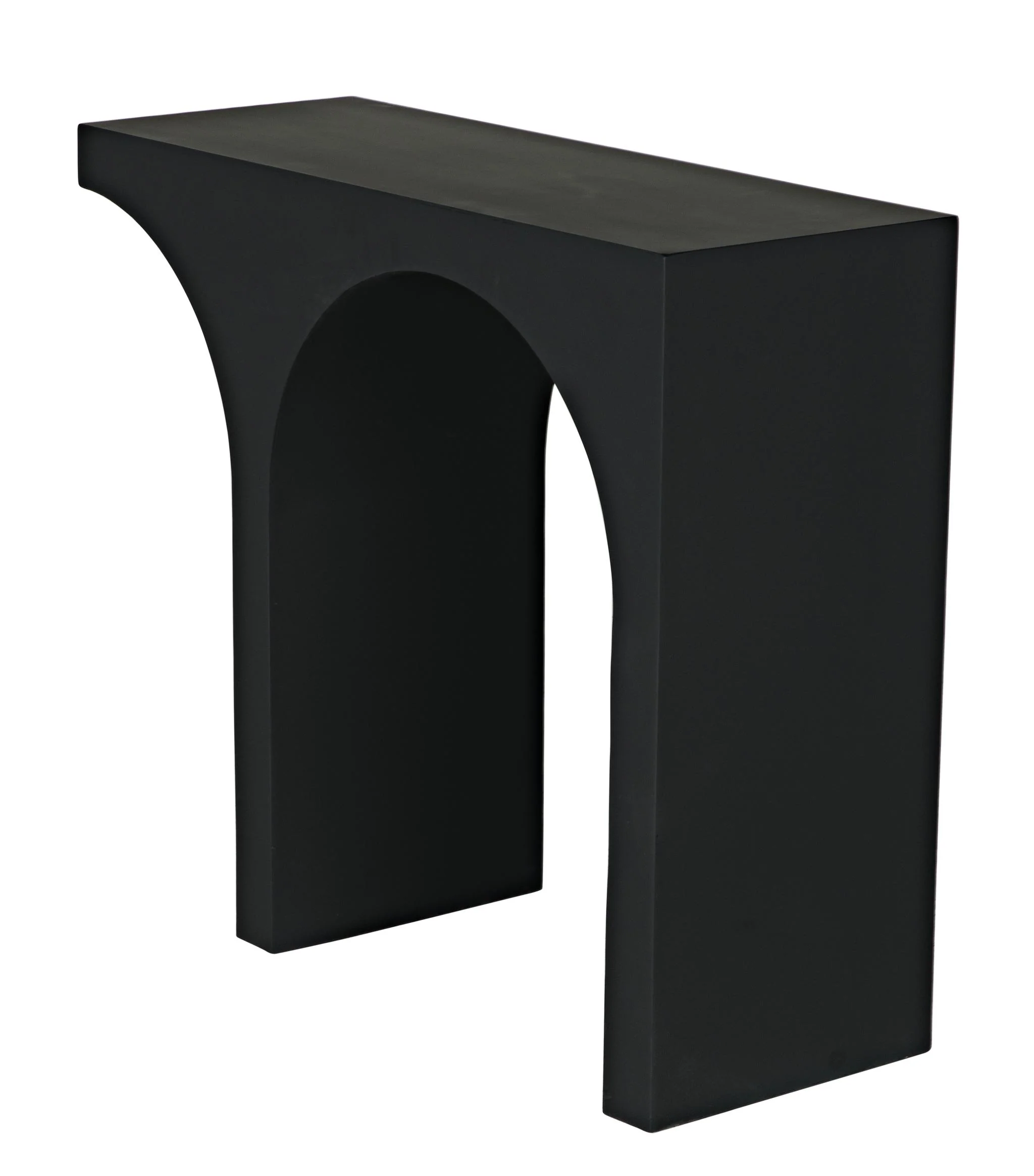 Noir Maximus Console/Side Table Black Iron - Image 7