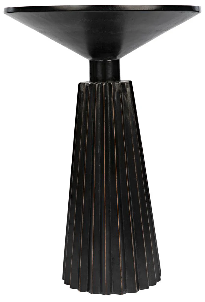 Noir Orson Side Table Hand Rubbed Black - Image 3