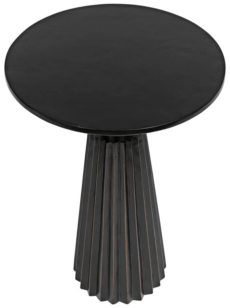 Noir Orson Side Table Hand Rubbed Black - Image 4