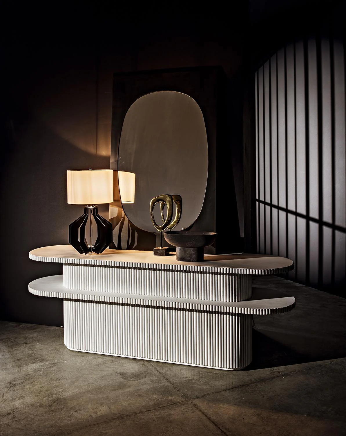 Noir Parker Console White Wash - Image 2