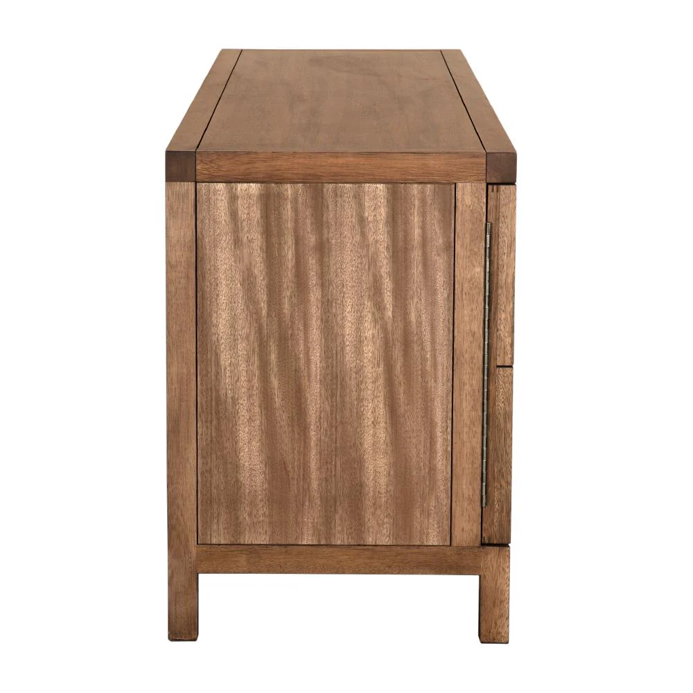 Noir Quadrant 4 Door Sideboard Dark Walnut - Image 9