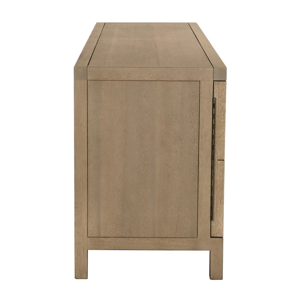 Noir Quadrant 4 Door Sideboard Washed Walnut - Image 11